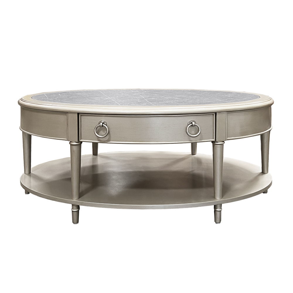 Kasa - Coffee Table - Sintered Stone Top & Champagne - Urban Living Furniture (Los Angeles, CA)
