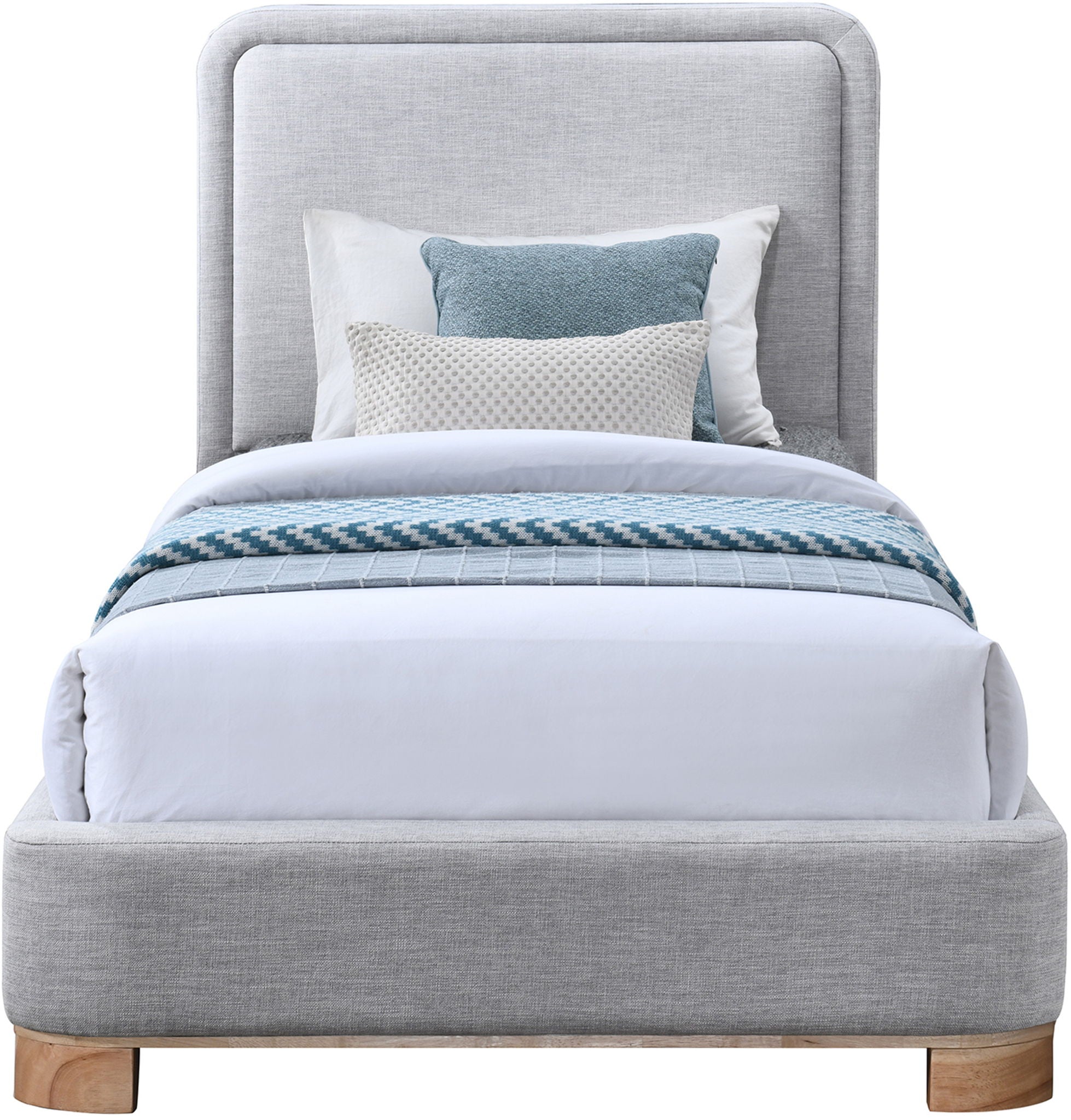 Nolita - Bed With Natural Base - Urban Living Furniture (Los Angeles, CA)