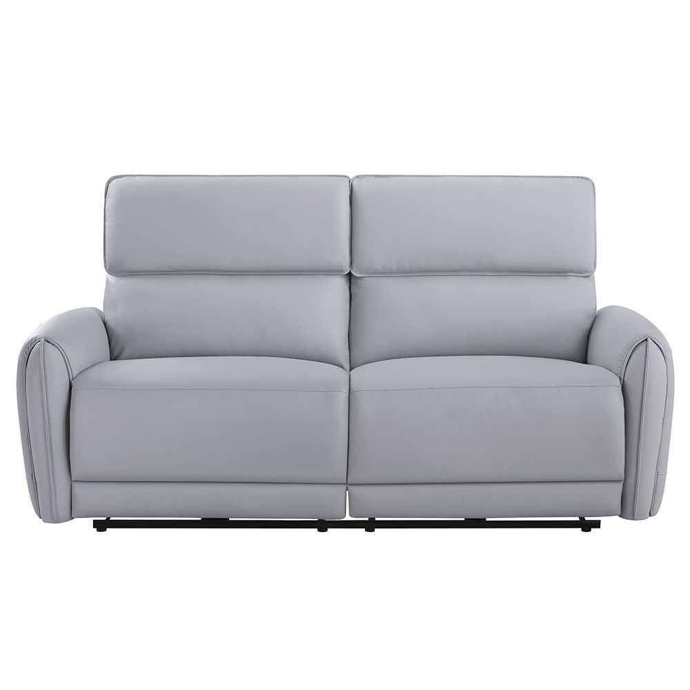 Jeromie - Power Motion Sofa With USB Port - Gray Synthetic Leather - Urban Living Furniture (Los Angeles, CA)