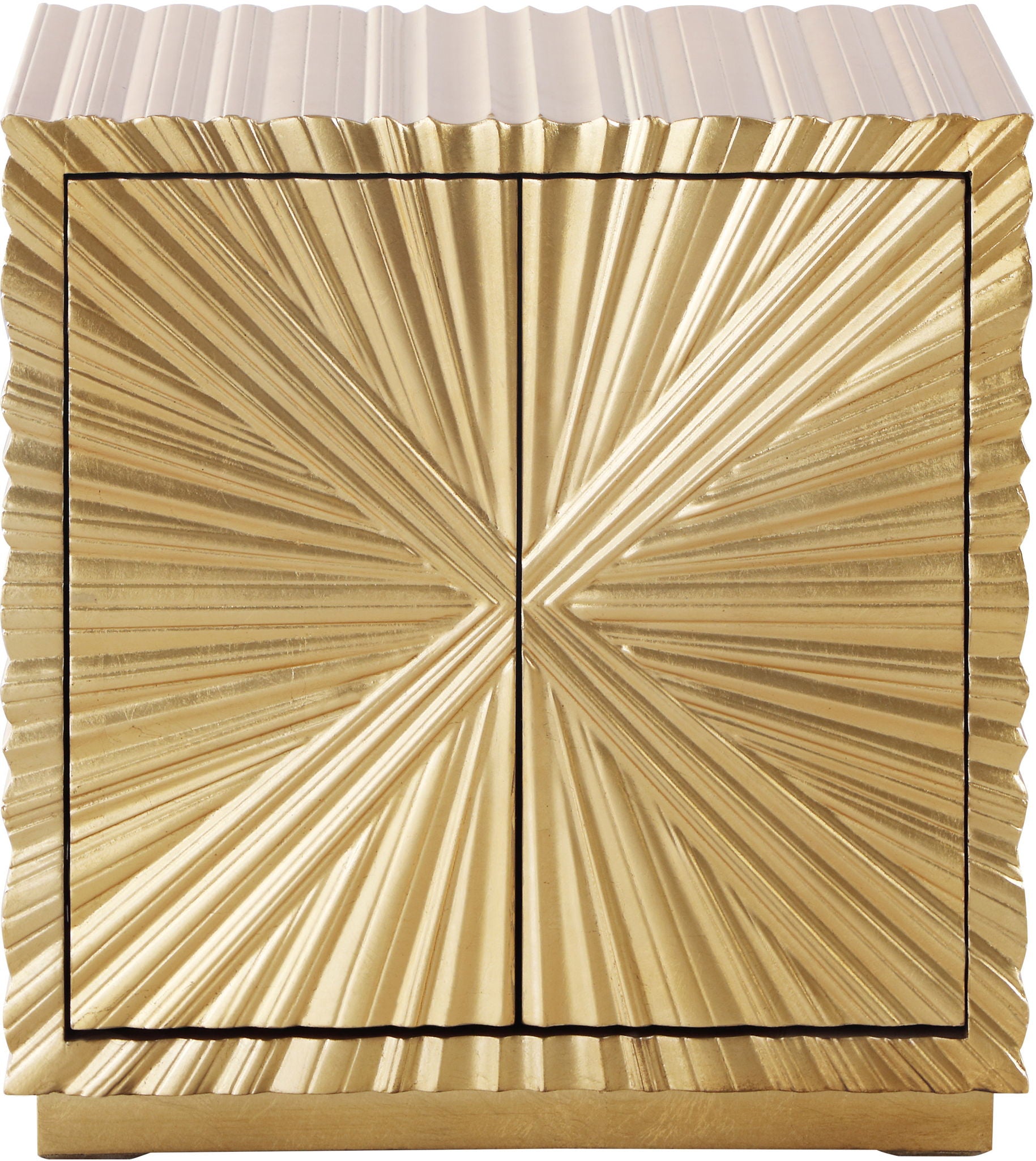 Golda - Side Table - Gold - Urban Living Furniture (Los Angeles, CA)