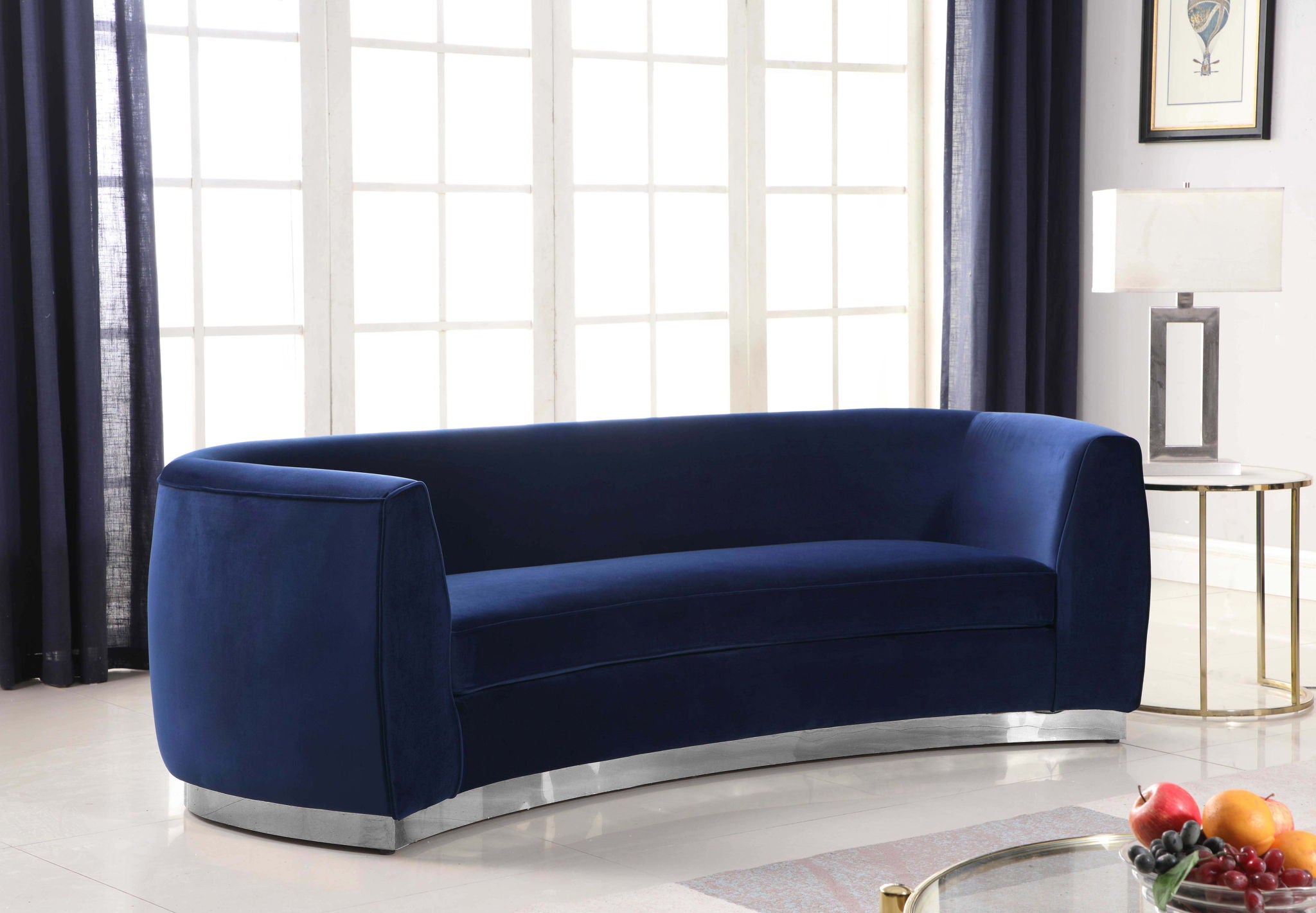 Julian - Sofa with Chrome Base - Urban Living Furniture (Los Angeles, CA)