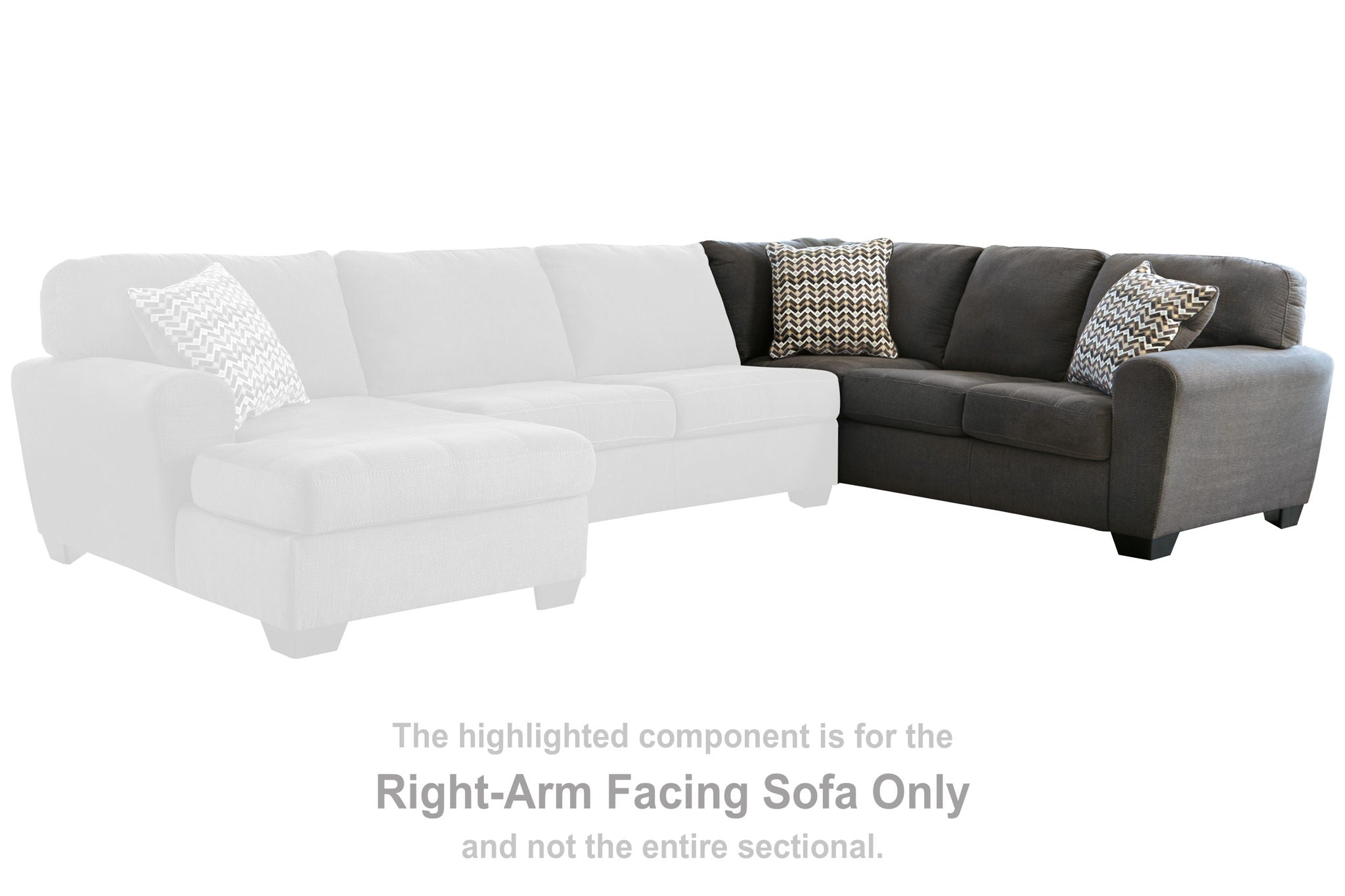 Ambee - Slate - RAF Sofa - Urban Living Furniture (Los Angeles, CA)
