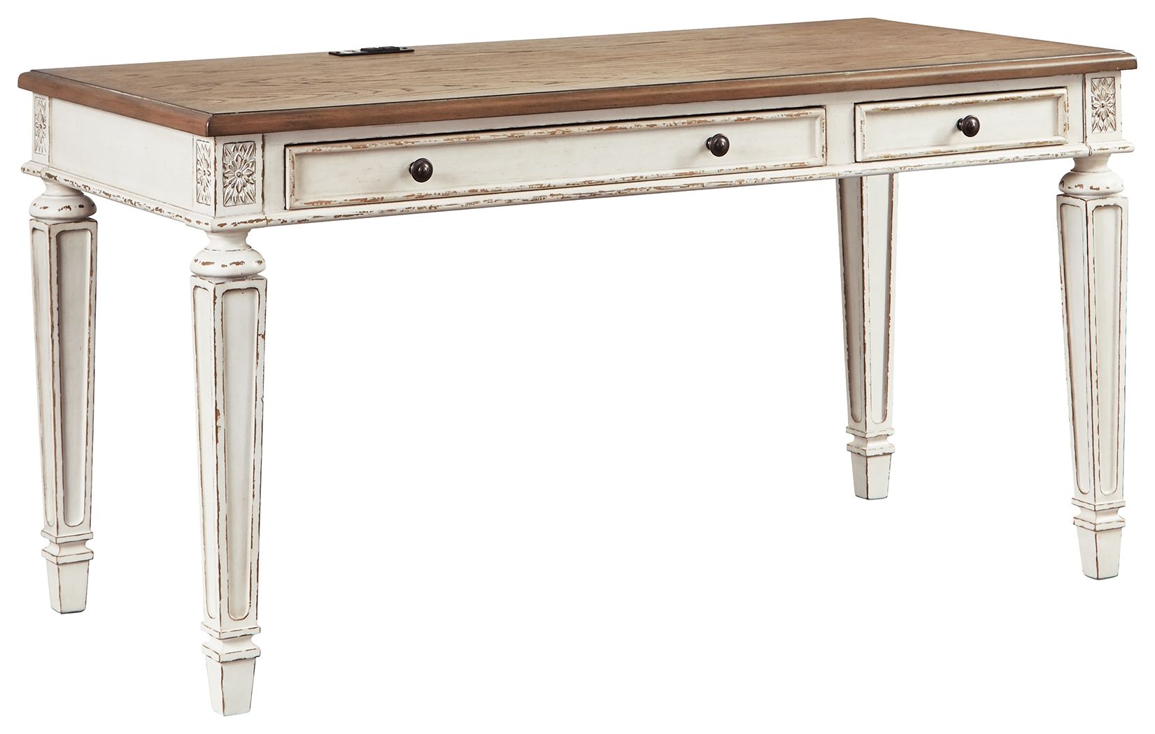 Realyn - Light Brown - Home Office Desk - Urban Living Furniture (Los Angeles, CA)
