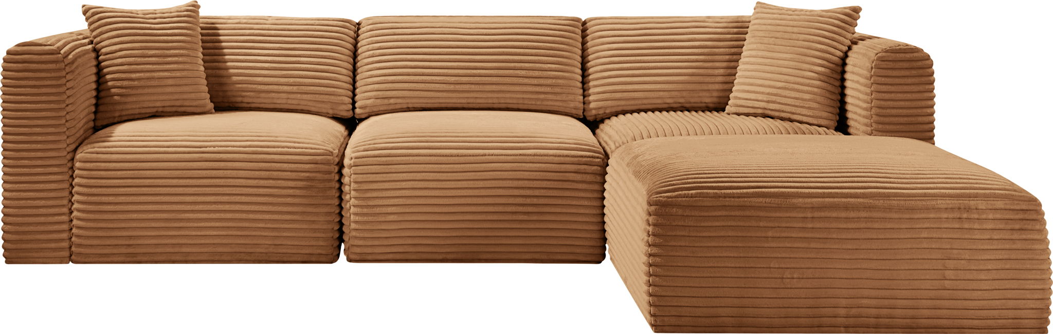 Shaggy - Fabric 4 Piece Modular Sectional - Urban Living Furniture (Los Angeles, CA)