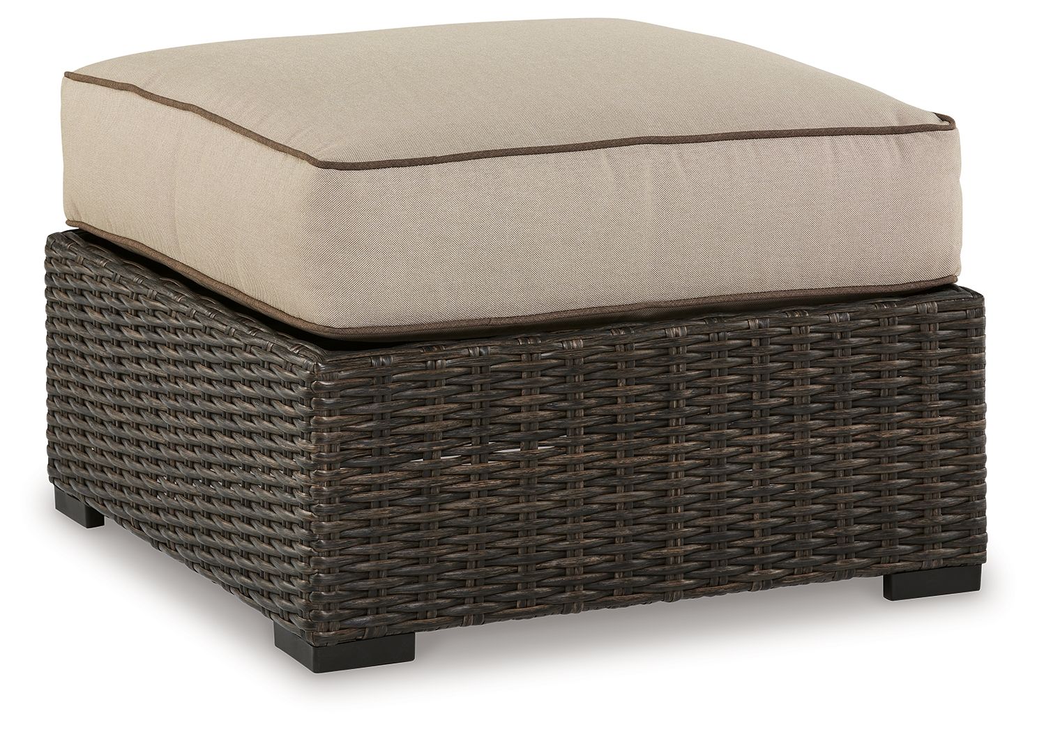 Coastline Bay - Brown - Ottoman With Cushion - Urban Living Furniture (Los Angeles, CA)