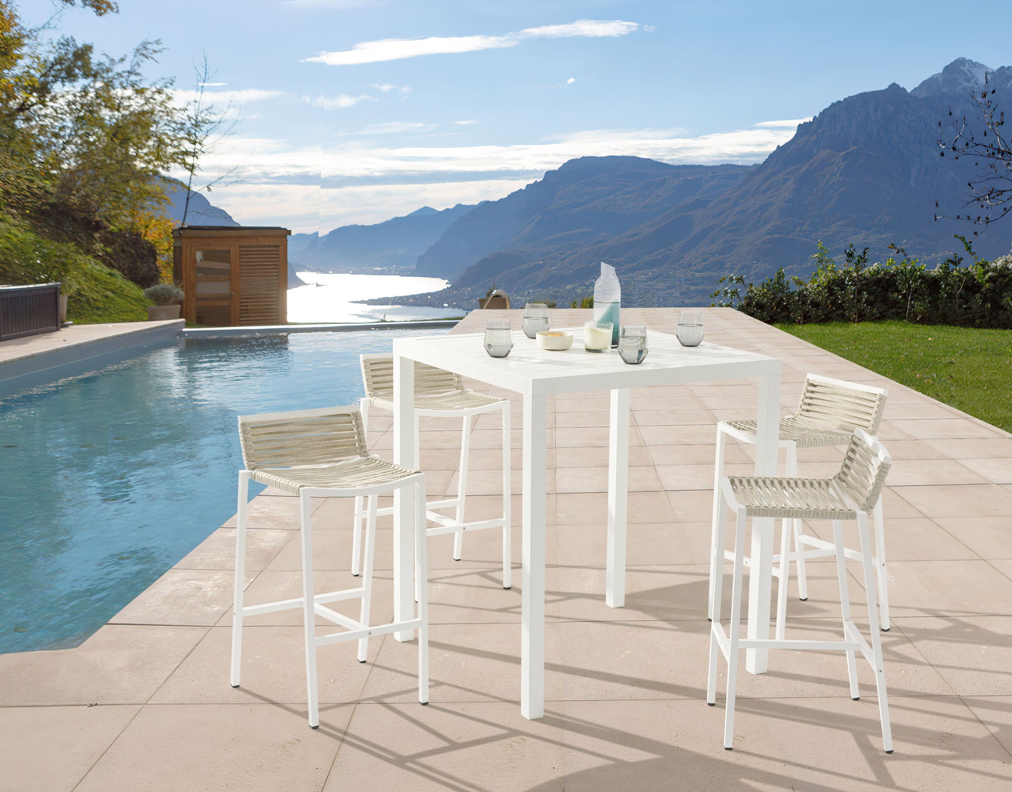 Maldives - Patio Square Bar Table - Urban Living Furniture (Los Angeles, CA)
