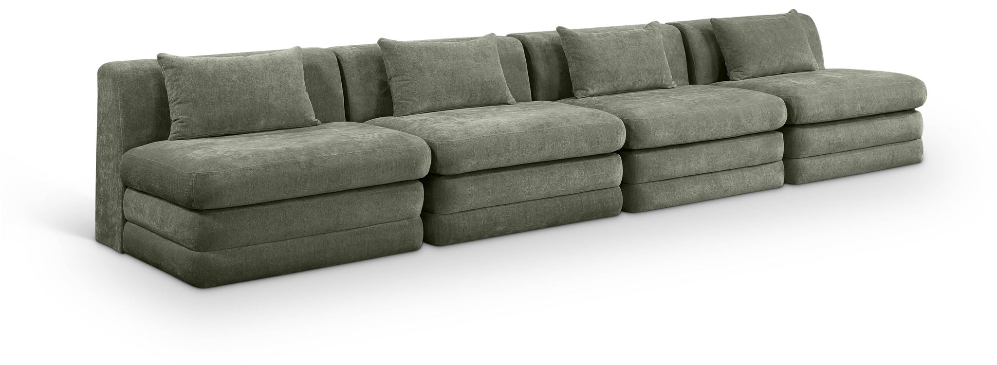 Stellar - 4 Piece Upholstered Modular Sectional - Urban Living Furniture (Los Angeles, CA)