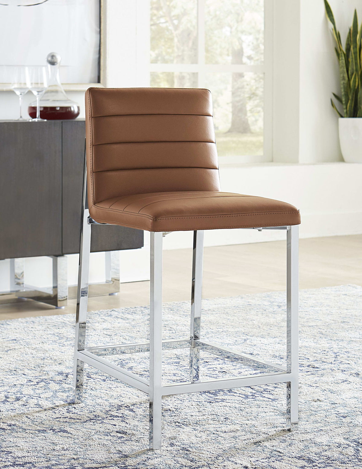 Amalfi - Metal Back Counter Stool (Set of 2)