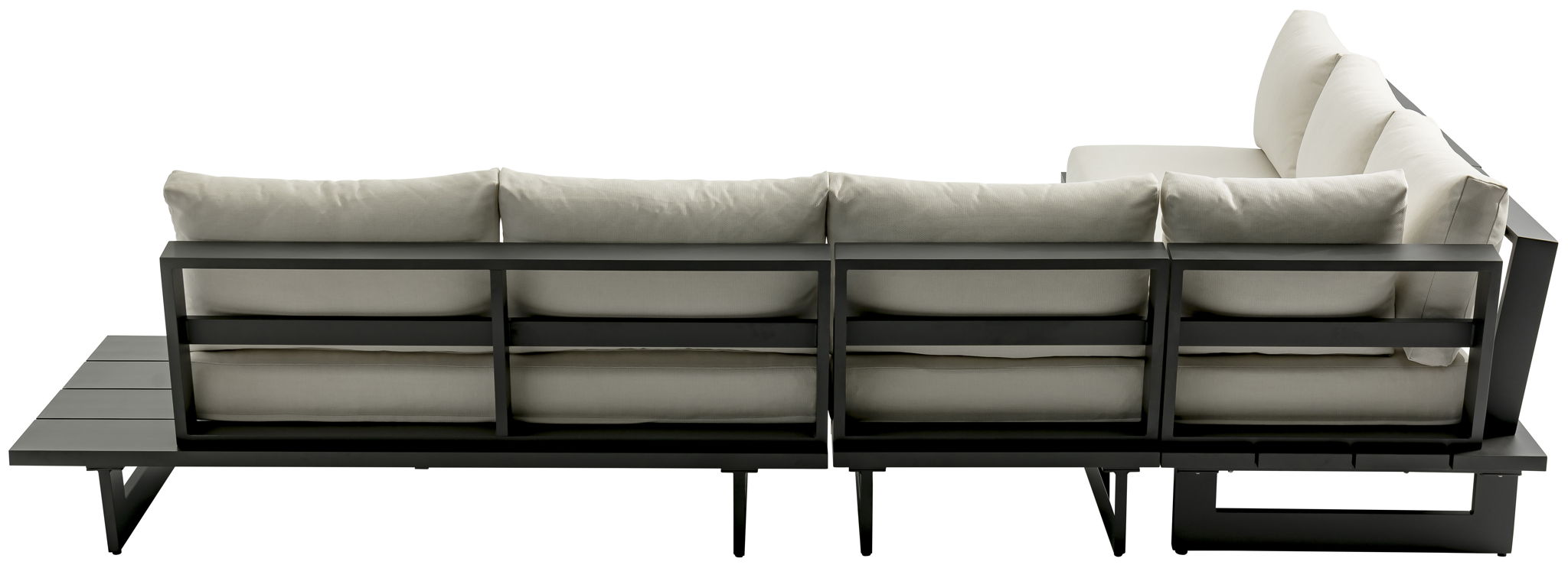 Maldives - 4 Piece Water Resistant Outdoor Patio Modular Sectional With Gray Base - Urban Living Furniture (Los Angeles, CA)