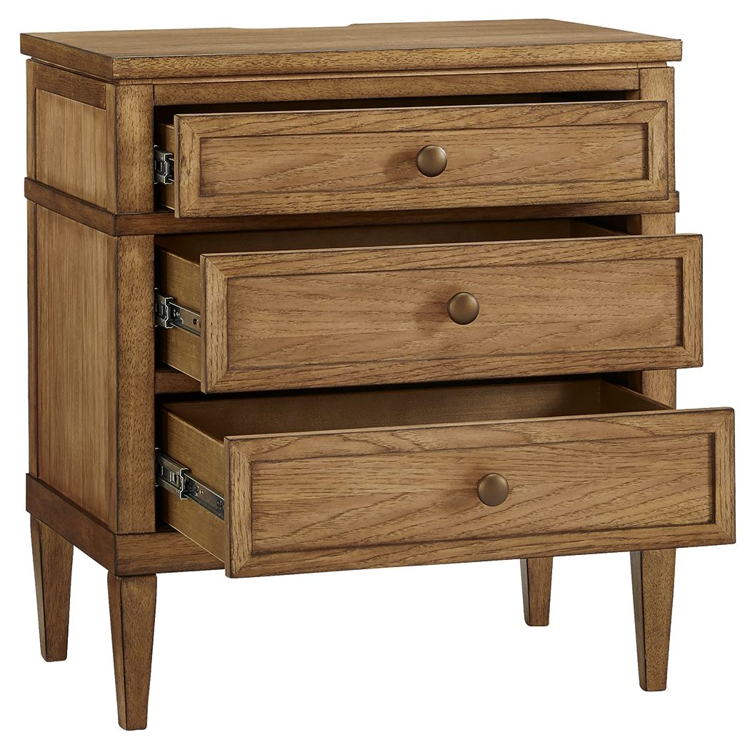 Sharlance - Brown - Three Drawer Night Stand - Urban Living Furniture (Los Angeles, CA)