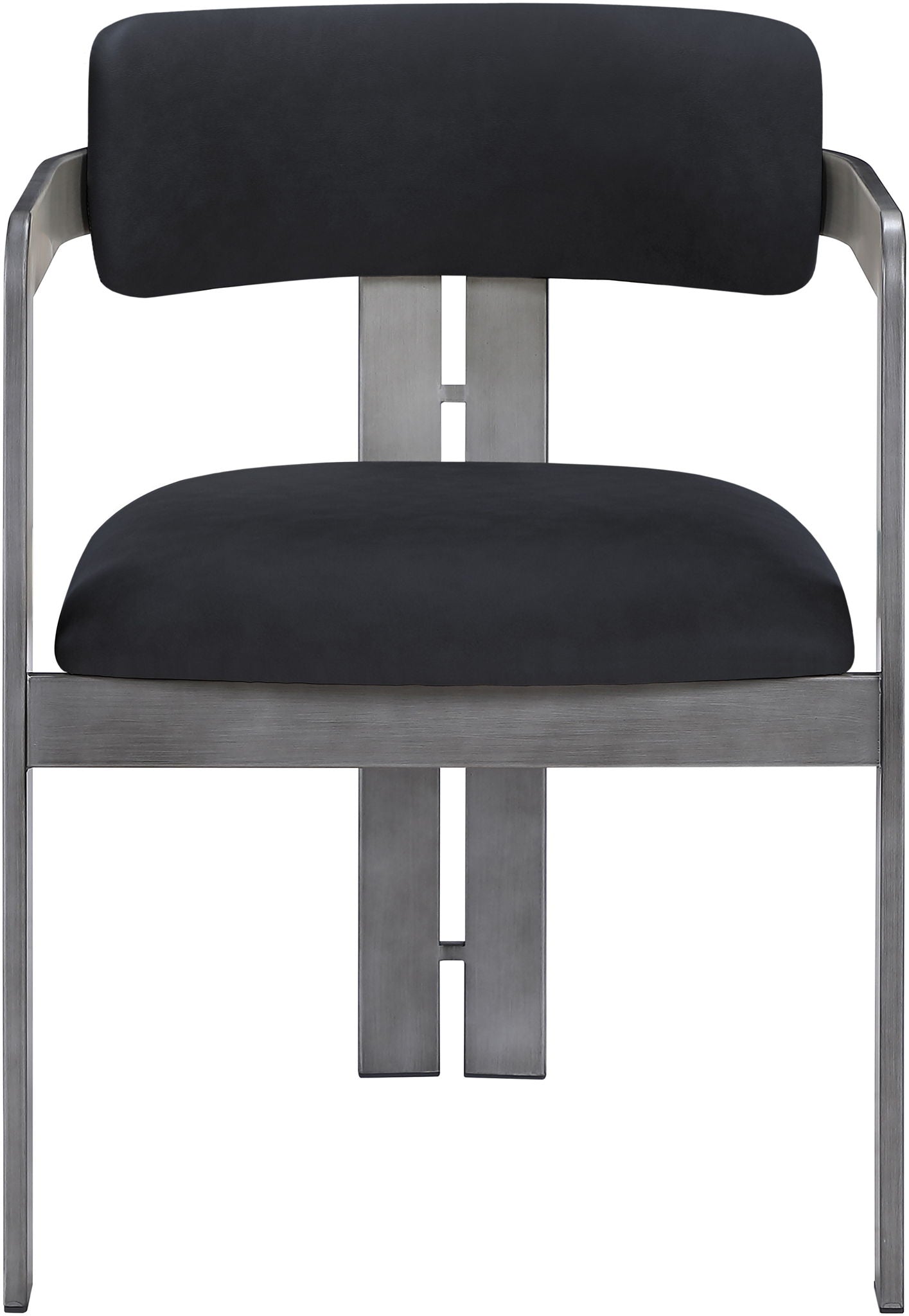 Aurum - Vegan Leather Upholstered Dining Chair With Gray Base (Set of 2) - Urban Living Furniture (Los Angeles, CA)