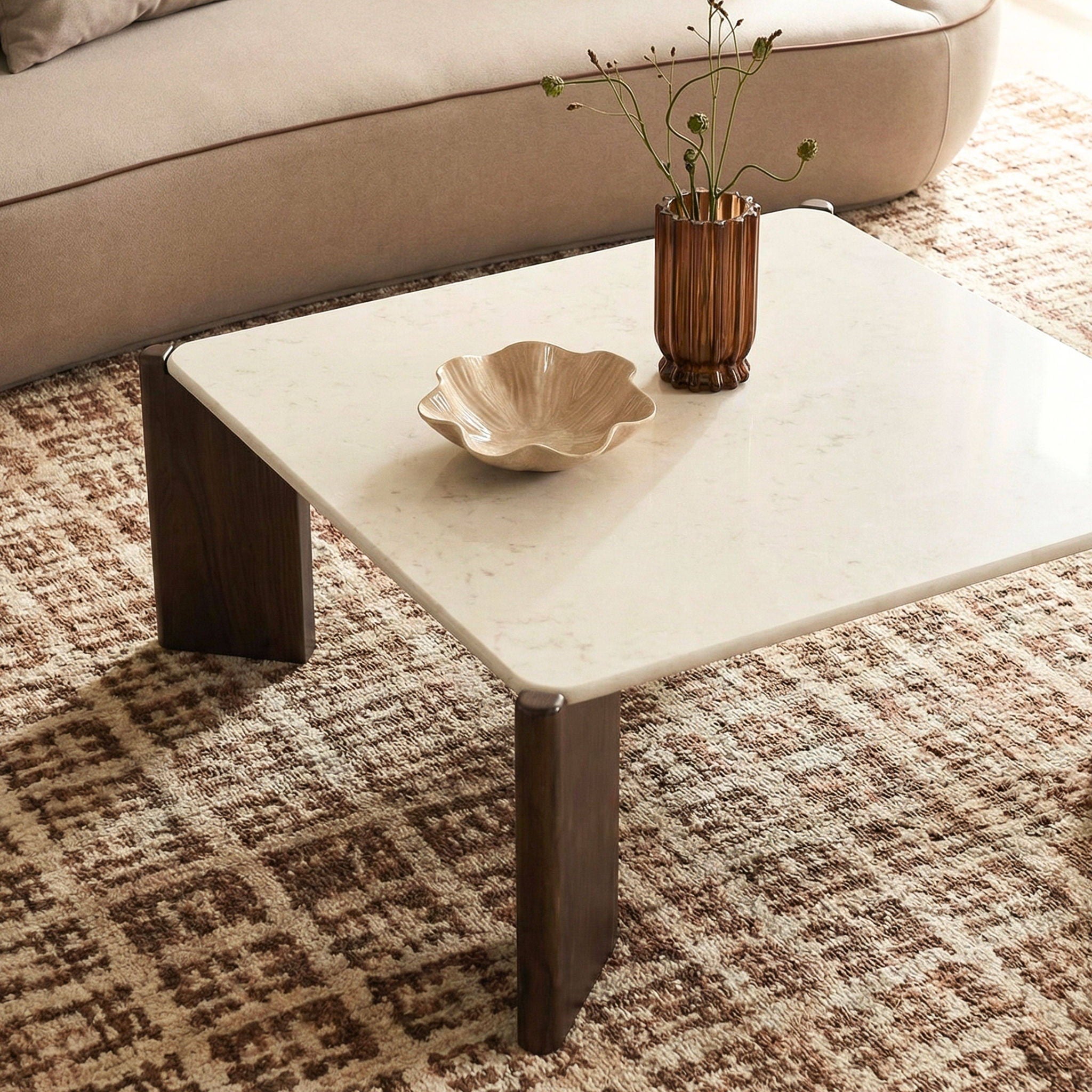 Restis - Square Coffee Table - Cream - Urban Living Furniture (Los Angeles, CA)