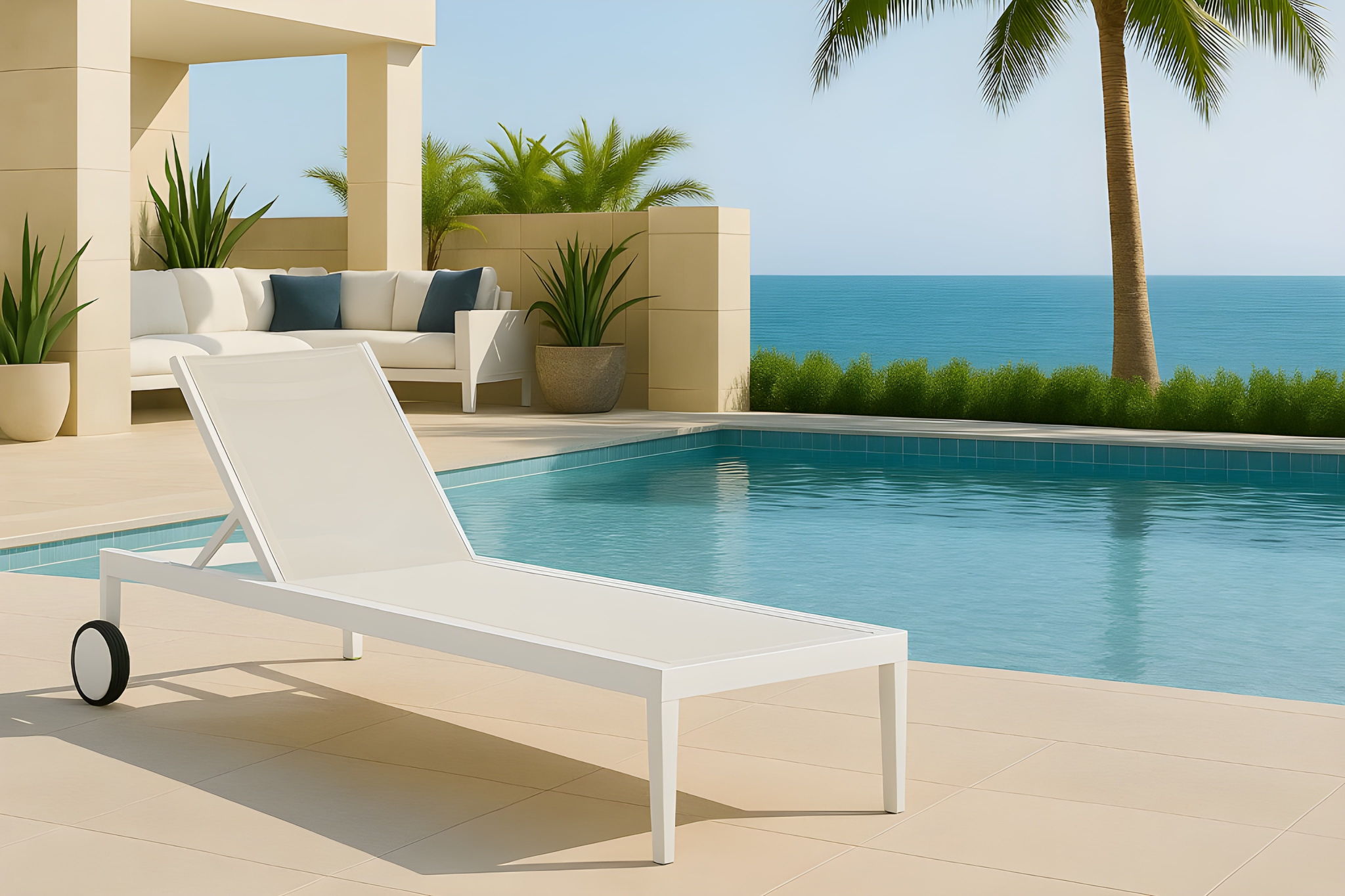 Nizuc - Outdoor Patio Chaise Lounge Chair - Urban Living Furniture (Los Angeles, CA)