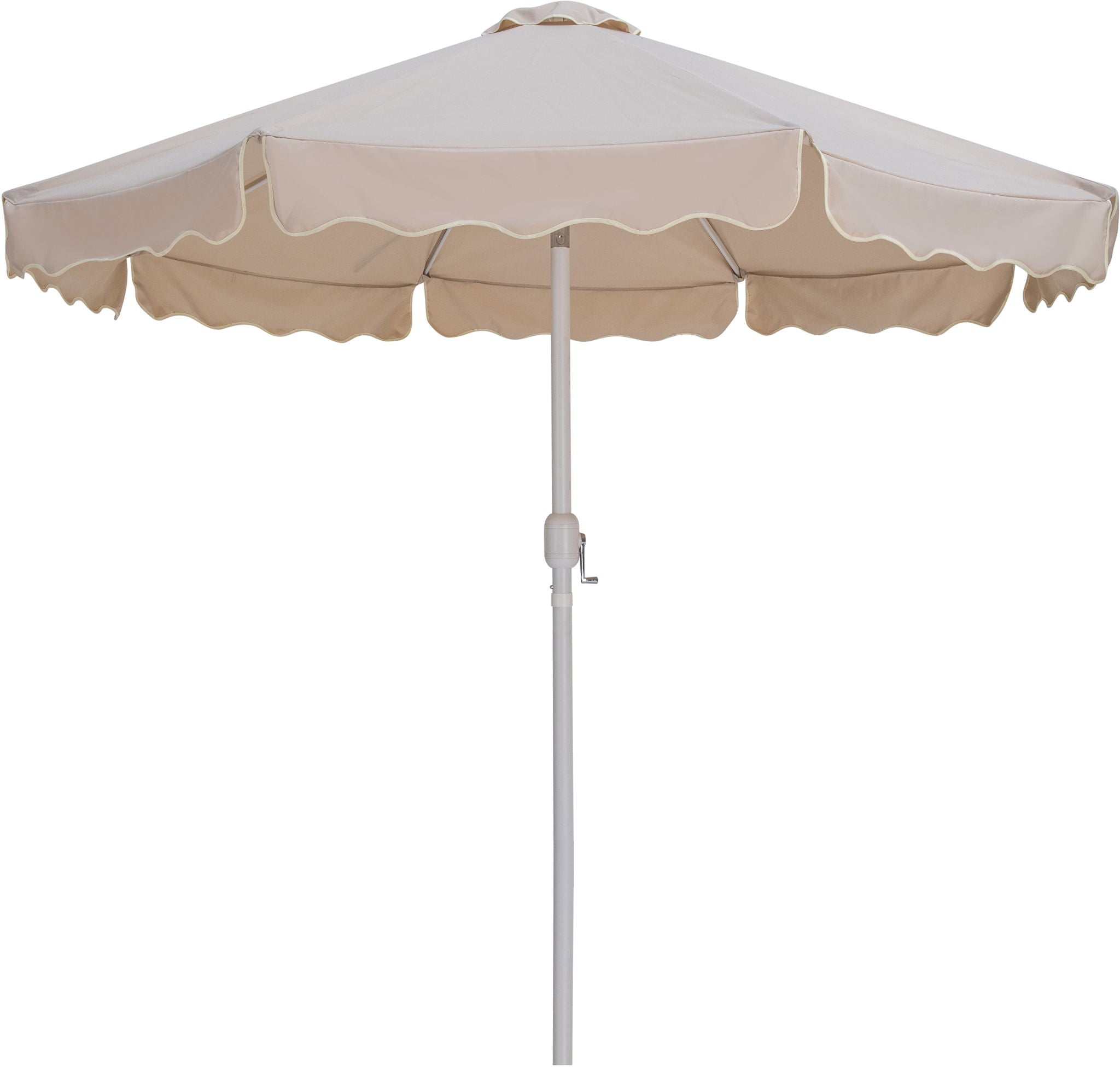 Amalfi - Aluminum Patio Umbrella - White Base / White Pole - Urban Living Furniture (Los Angeles, CA)