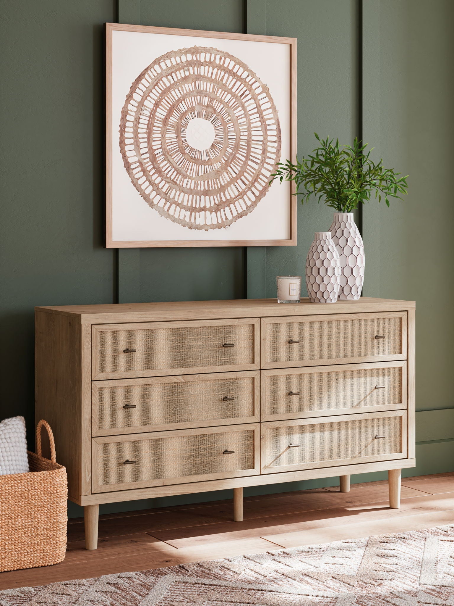Cielden - Two-Tone - Six Drawer Dresser - Urban Living Furniture (Los Angeles, CA)