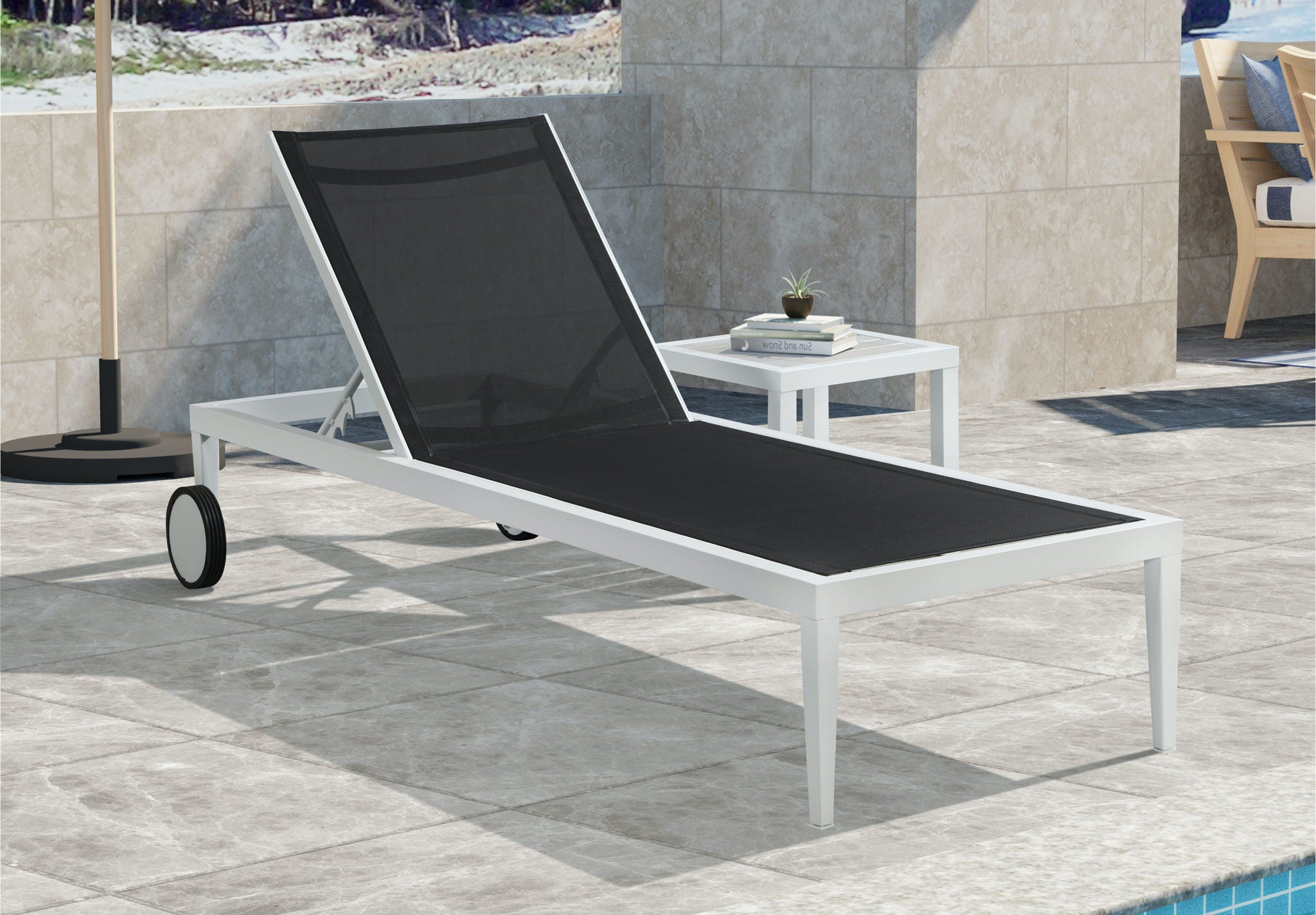Nizuc - Outdoor Patio Chaise Lounge Chair - Urban Living Furniture (Los Angeles, CA)
