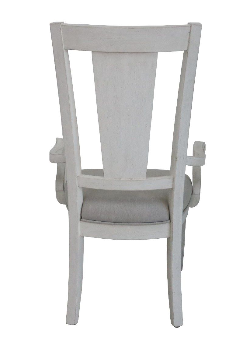 Katia - Arm Chair (Set of 2) - Light Gray Linen & Weathered White - Urban Living Furniture (Los Angeles, CA)
