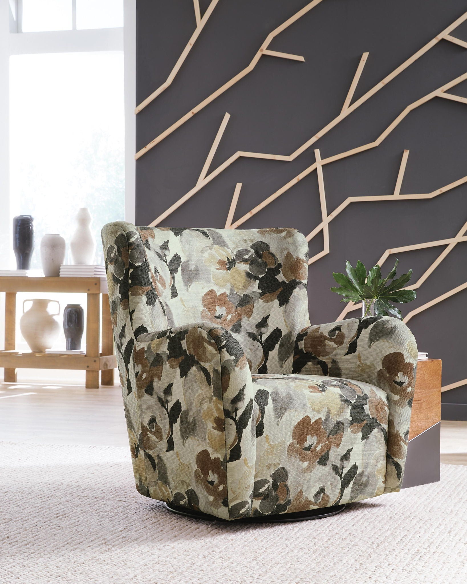 Rowenburg - Swivel Glider Accent Chair - Urban Living Furniture (Los Angeles, CA)