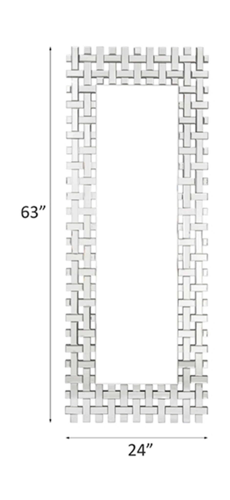 Dominic - 63" Accent Mirror - Mirrored - Urban Living Furniture (Los Angeles, CA)