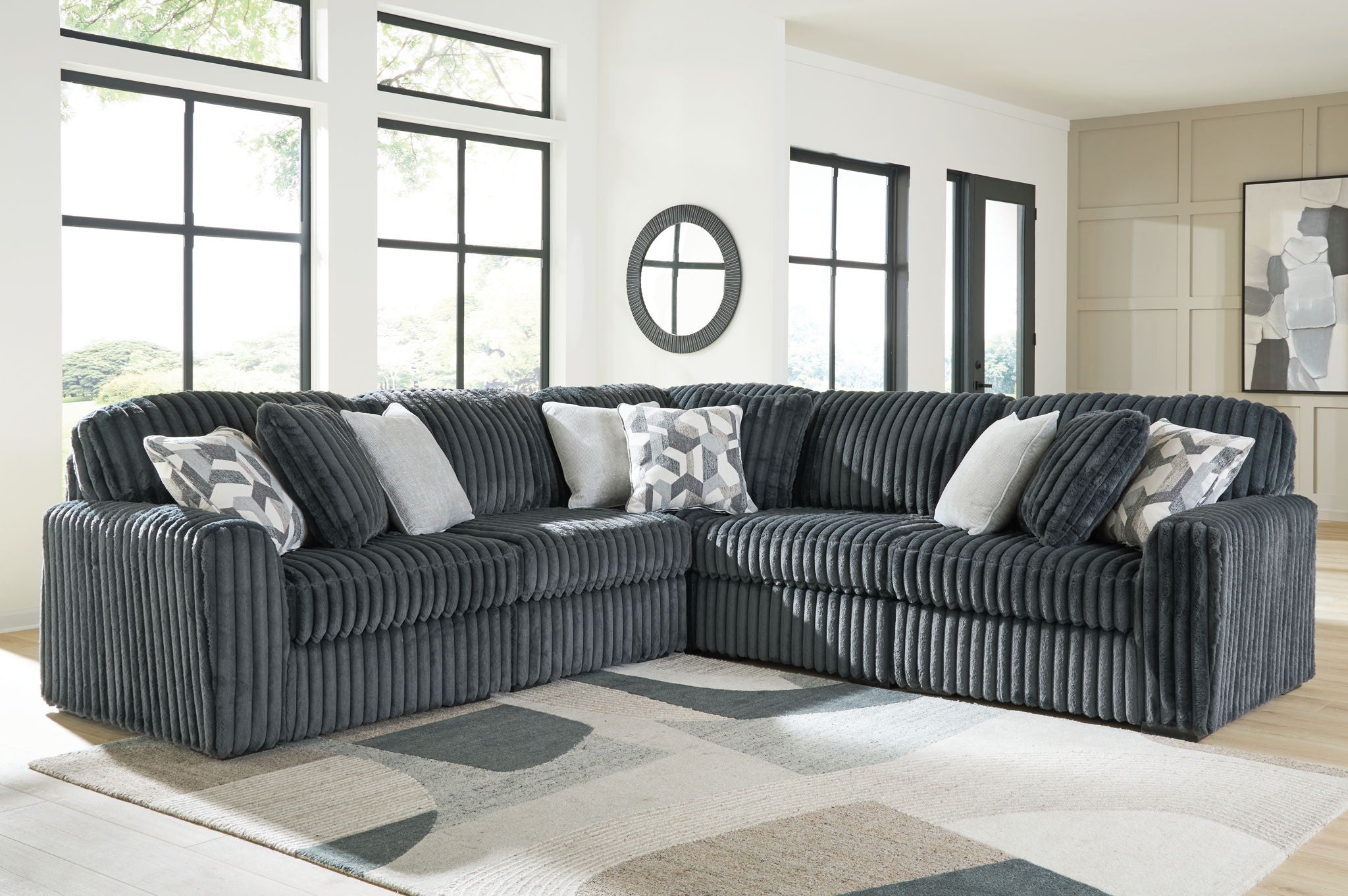 Midnight-Madness - 5 Piece Sectional
