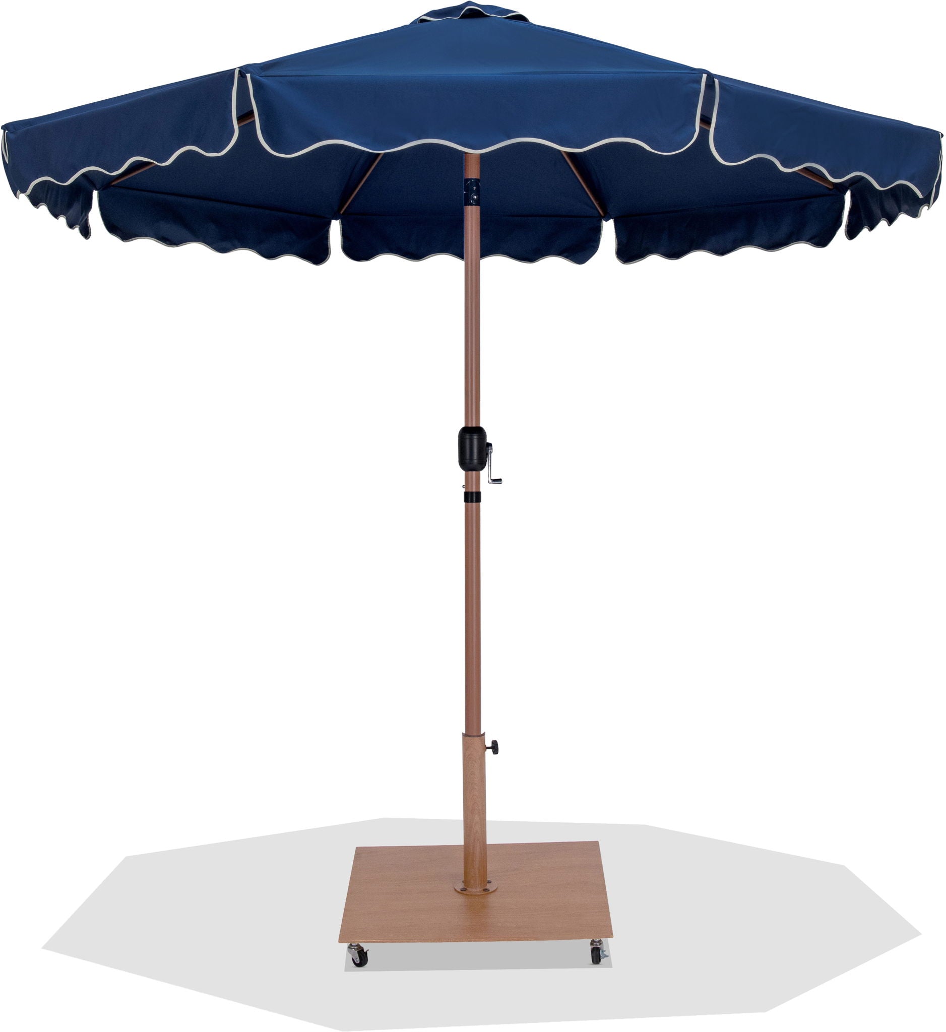 Amalfi - Aluminum Patio Umbrella - Light Brown Base / Light Brown Pole - Urban Living Furniture (Los Angeles, CA)