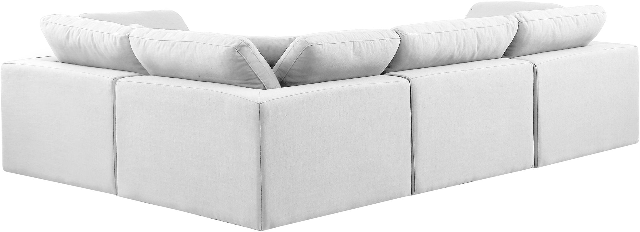 Comfy - 4 Piece Linen Fabric Modular Sectional - Urban Living Furniture (Los Angeles, CA)