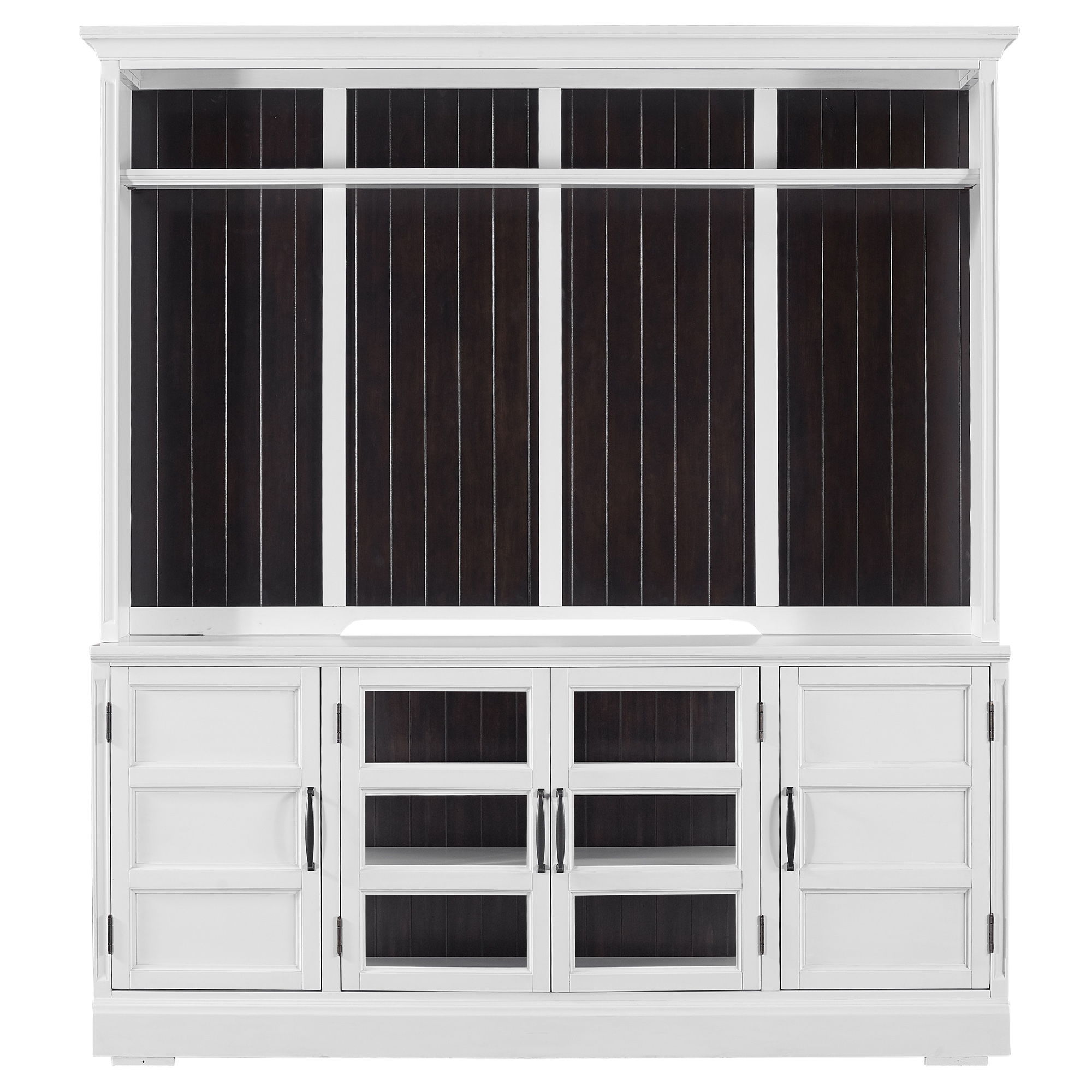 Shoreham - 76" TV Console With Hutch - Effortless White - Urban Living Furniture (Los Angeles, CA)