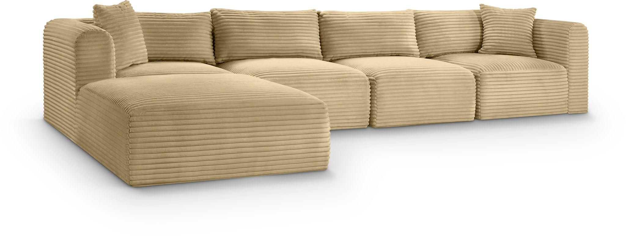 Shaggy - 5 Piece Modular Sectional With Ottoman - Urban Living Furniture (Los Angeles, CA)