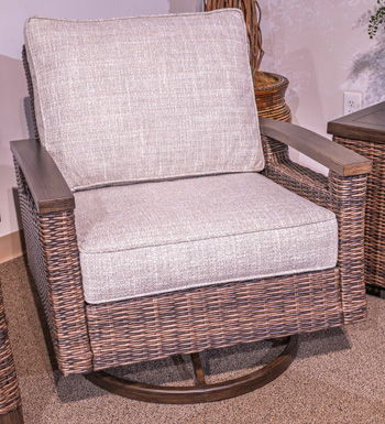 Monterey Point - Dark Brown - Swivel Lounge Chair (Set of 2) - Urban Living Furniture (Los Angeles, CA)