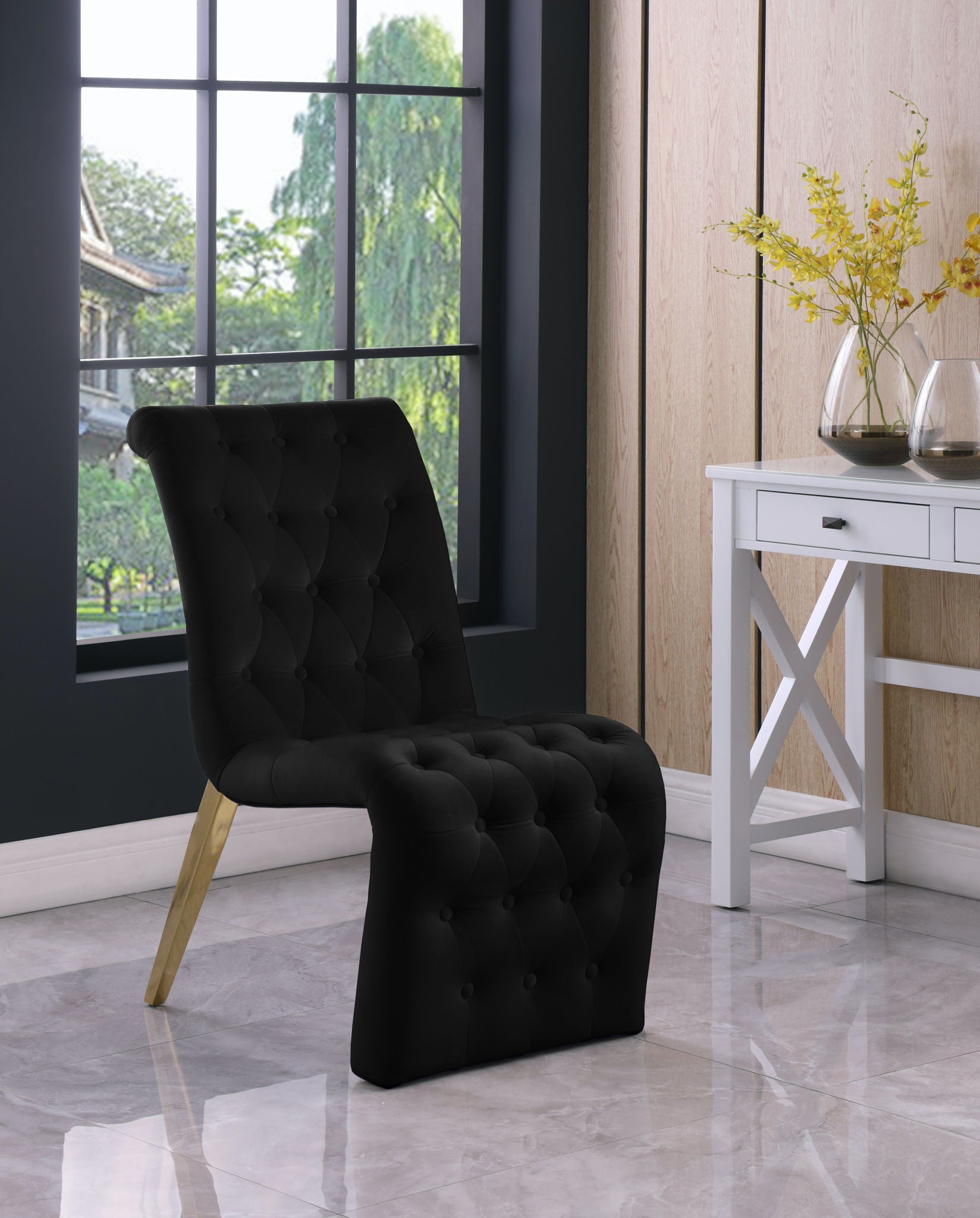 Curve - Dining Chair (Set of 2) - Urban Living Furniture (Los Angeles, CA)