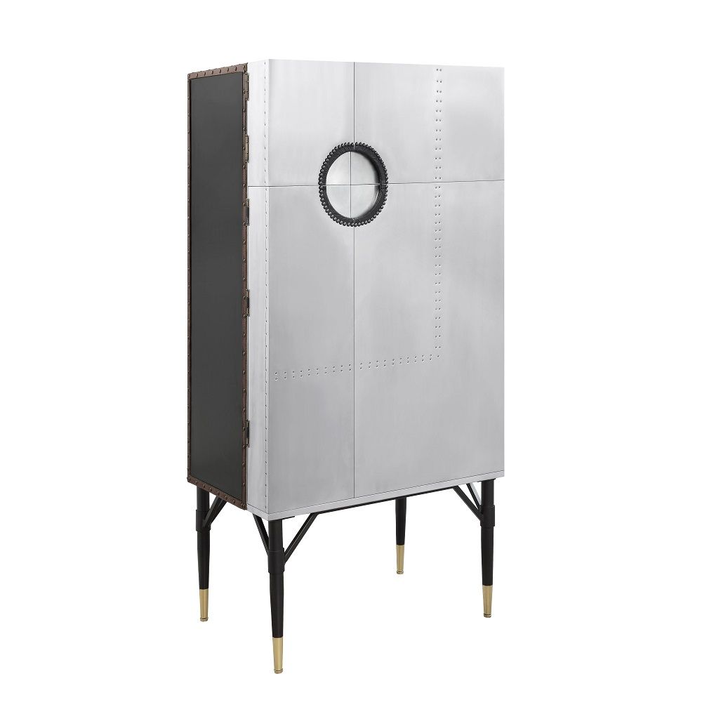 Yoela - Wine Cabinet - Aluminum - Urban Living Furniture (Los Angeles, CA)