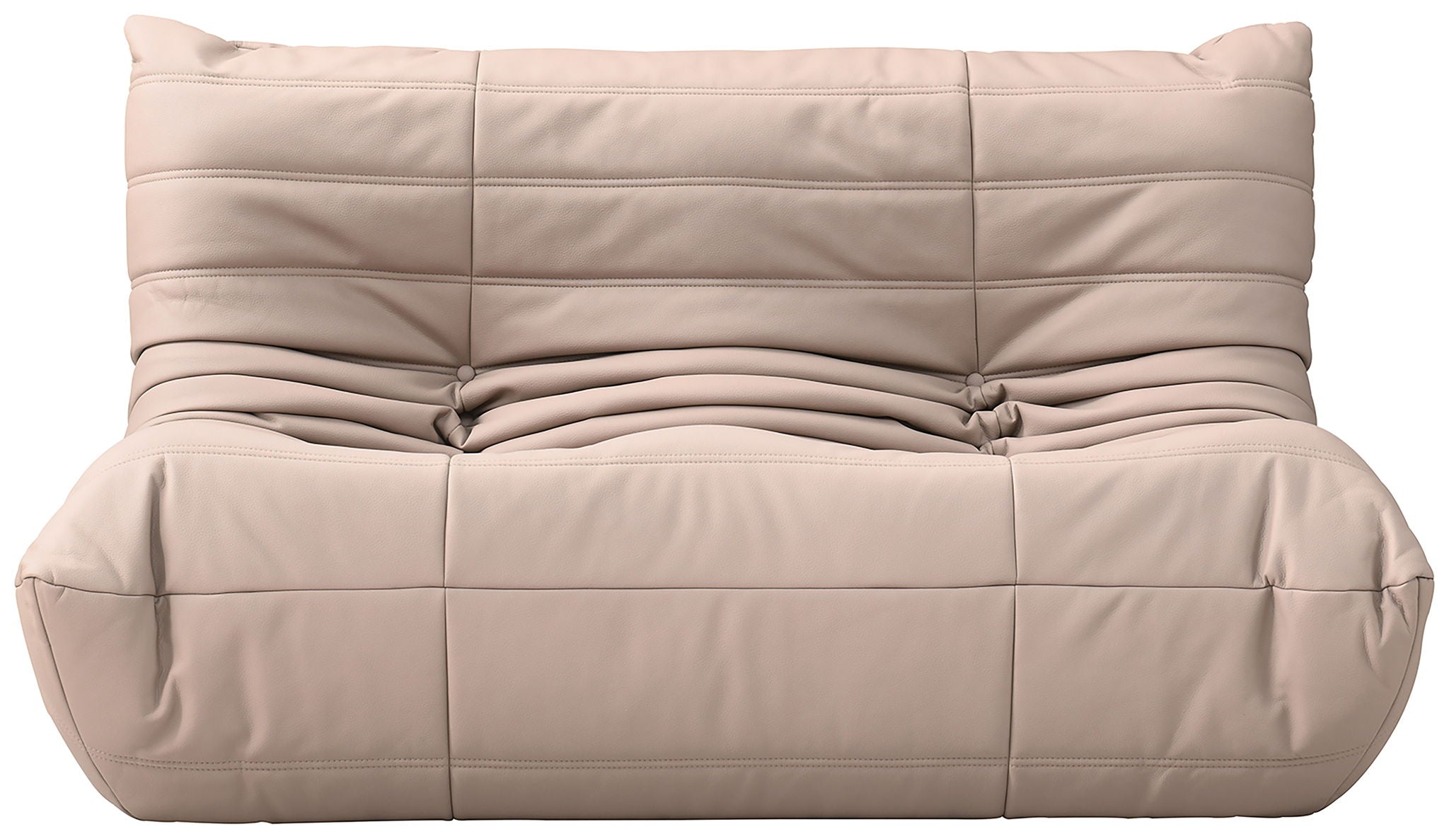 Relax - Vegan Leather 54.75" Upholstered Loveseat - Tan - Urban Living Furniture (Los Angeles, CA)