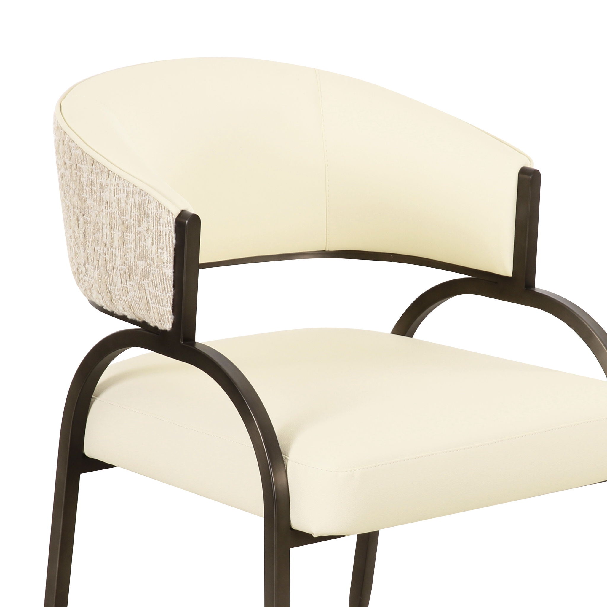 Tatum - Vegan Leather 2-Tone Dining Chair - Urban Living Furniture (Los Angeles, CA)