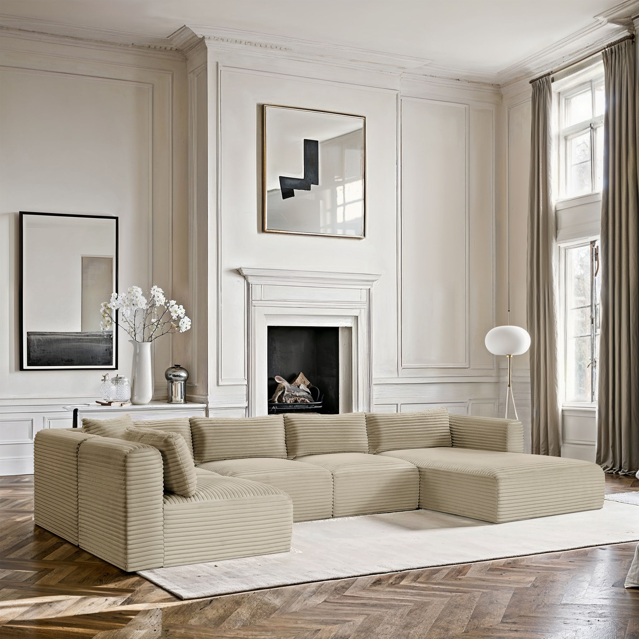 Shaggy - 5 Piece Modular U-Shaped Sectional - Urban Living Furniture (Los Angeles, CA)