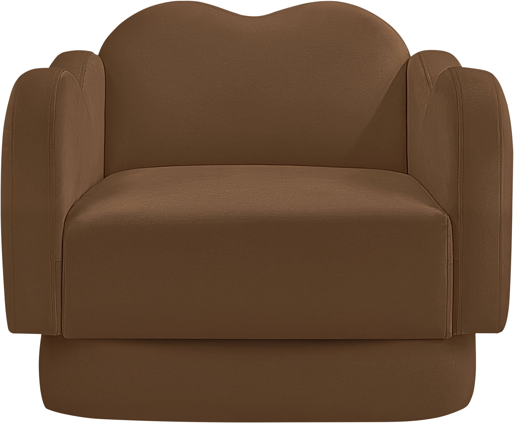 Bloom - Velvet Chair - Saddle - Urban Living Furniture (Los Angeles, CA)