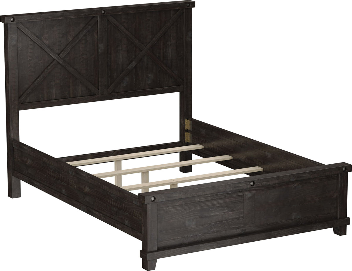Yosemite - Solid Wood Panel Bed