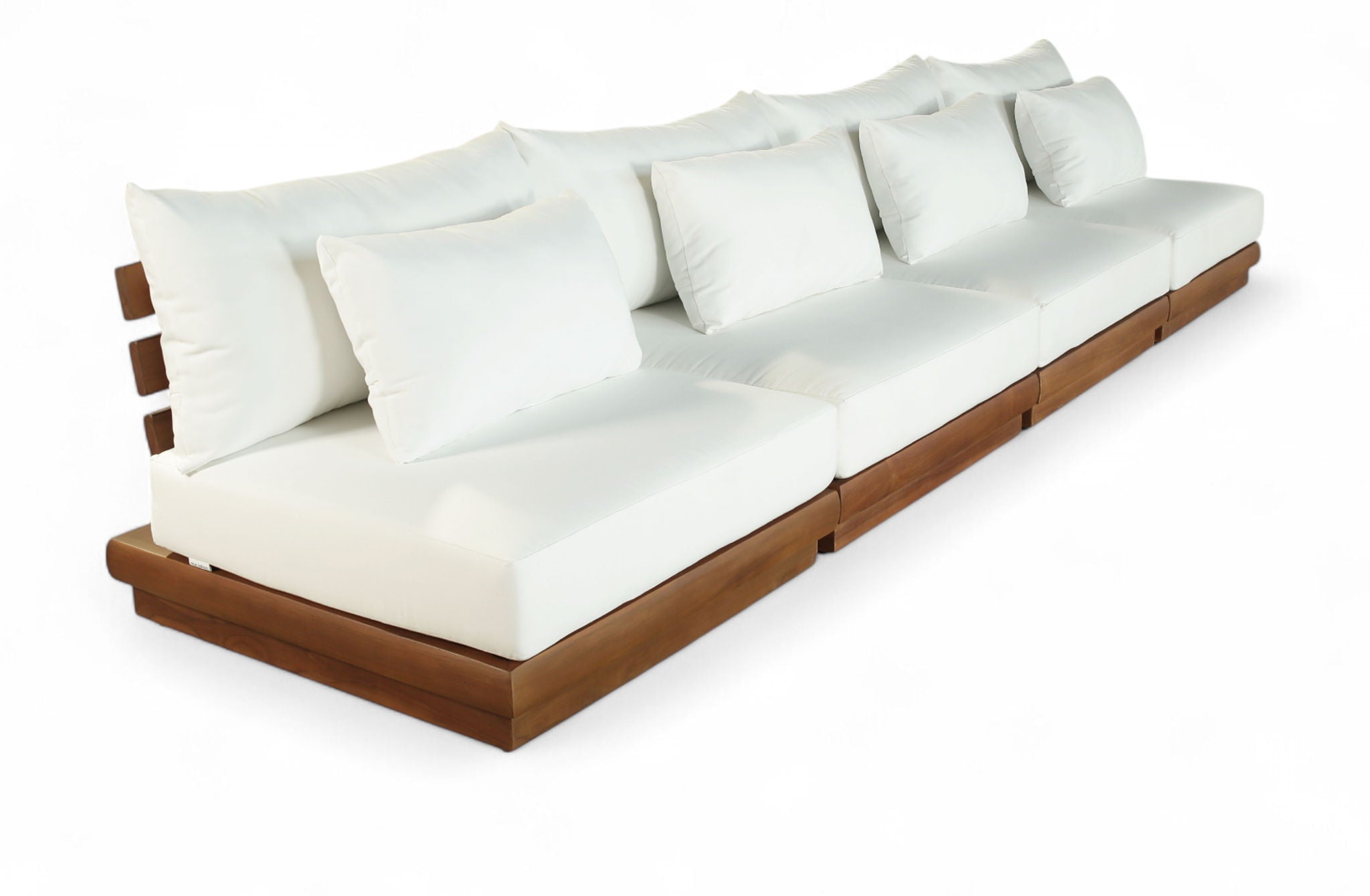 Mirella - 4 Piece Water Resistant Fabric Outdoor Patio Modular Sectional - Urban Living Furniture (Los Angeles, CA)