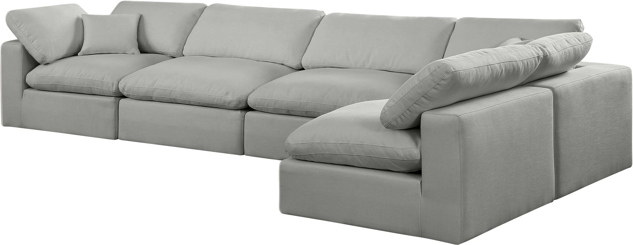 Comfy - 5 Piece Linen Modular Sectional - Urban Living Furniture (Los Angeles, CA)