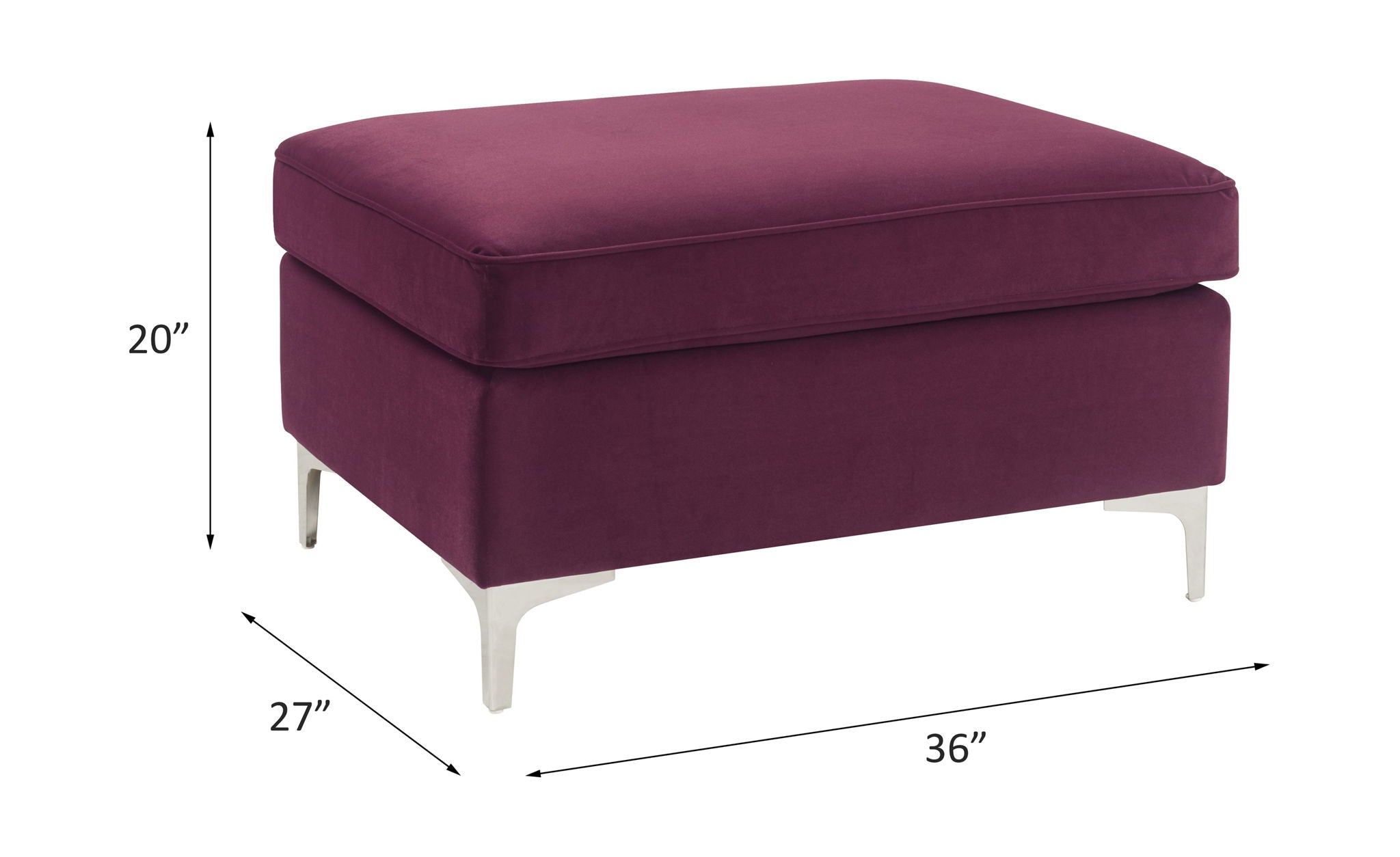 Jaszira - Ottoman - Urban Living Furniture (Los Angeles, CA)