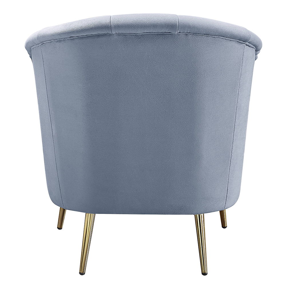 Bayram - Chair - Light Gray Velvet - Urban Living Furniture (Los Angeles, CA)