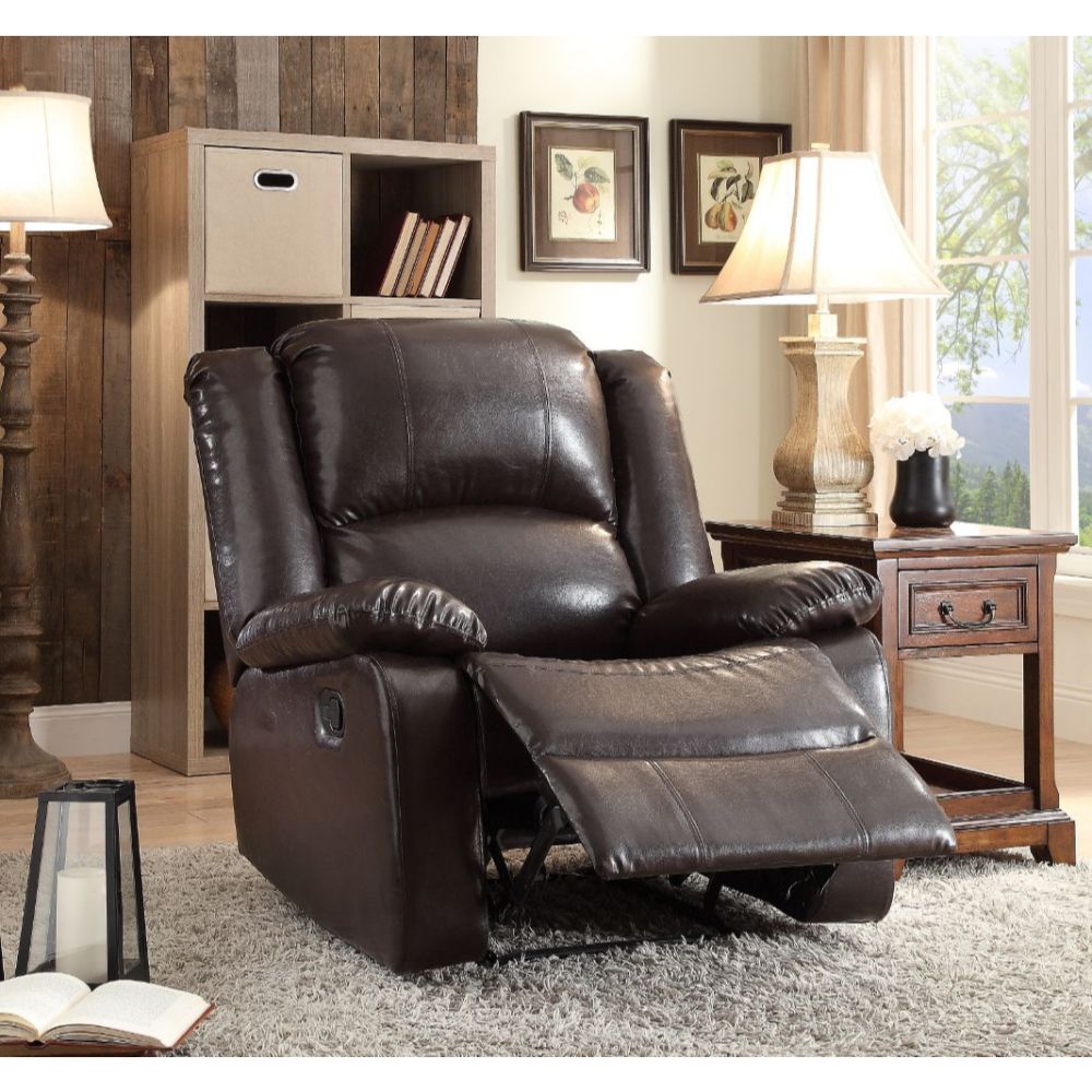Vita - Motion Recliner - Espresso Synthetic Leather - Urban Living Furniture (Los Angeles, CA)