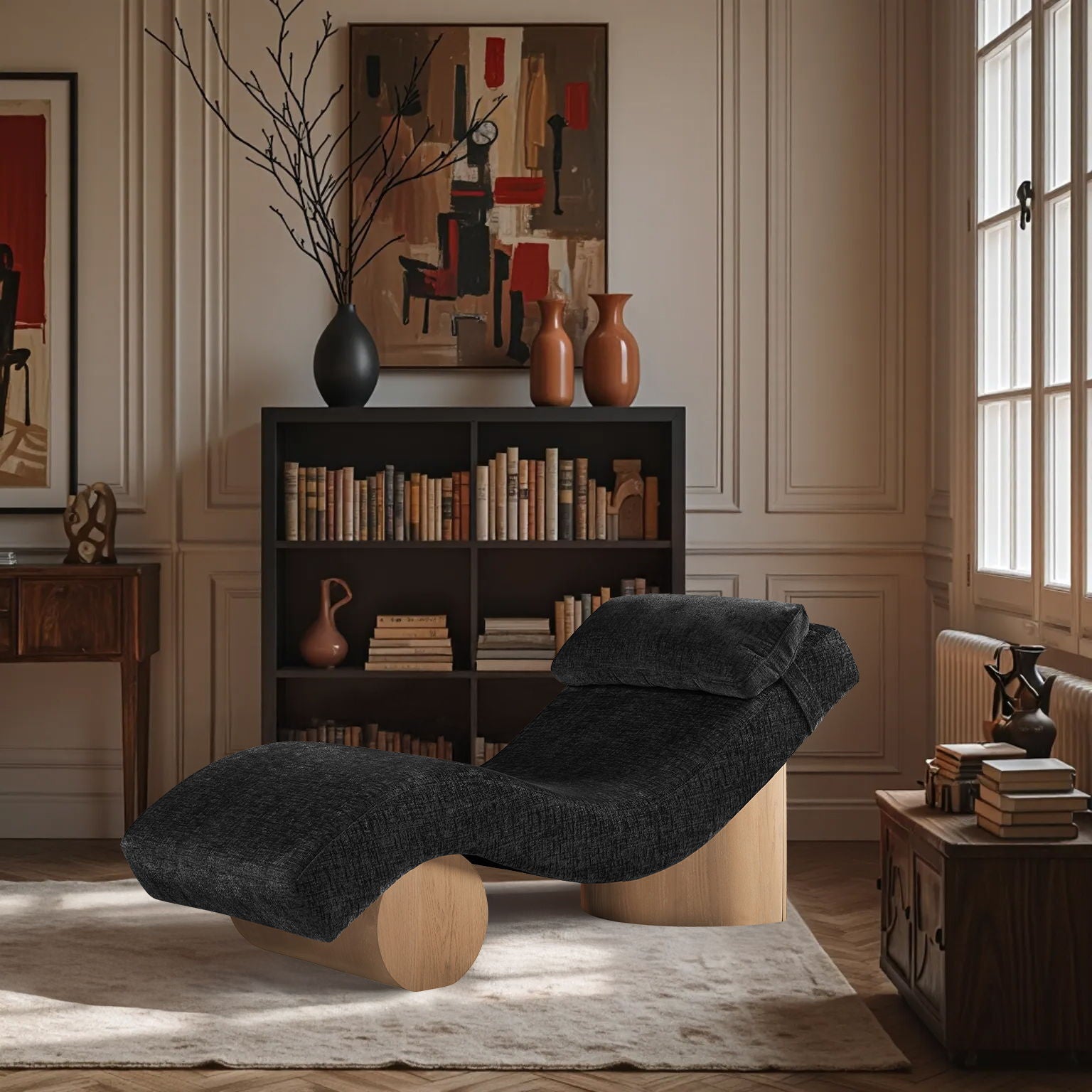Marcella - Chaise Lounge - Natural Base