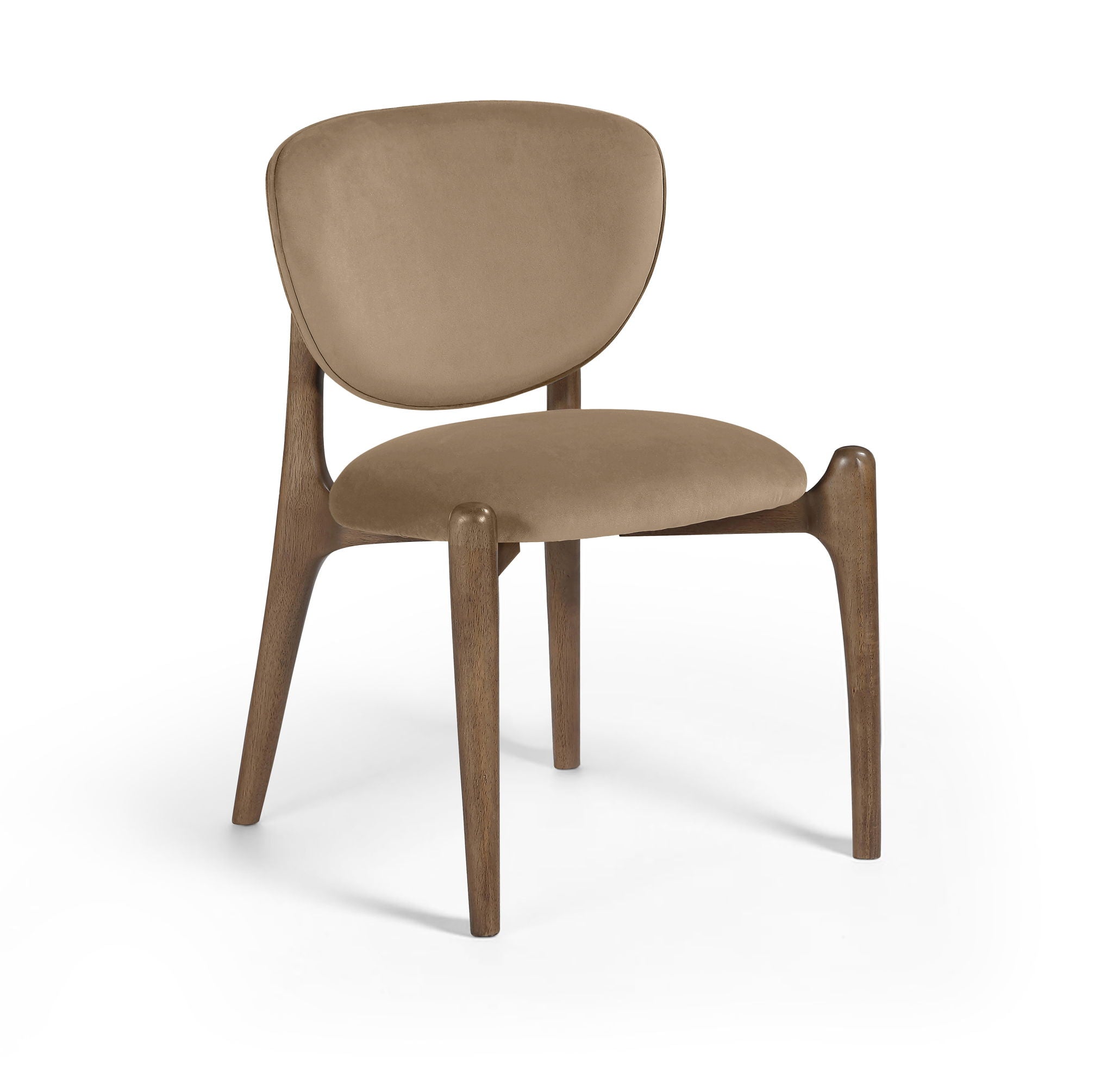 Velora - Upholstered Dining Chair (Set of 2) - Brown Base - Urban Living Furniture (Los Angeles, CA)