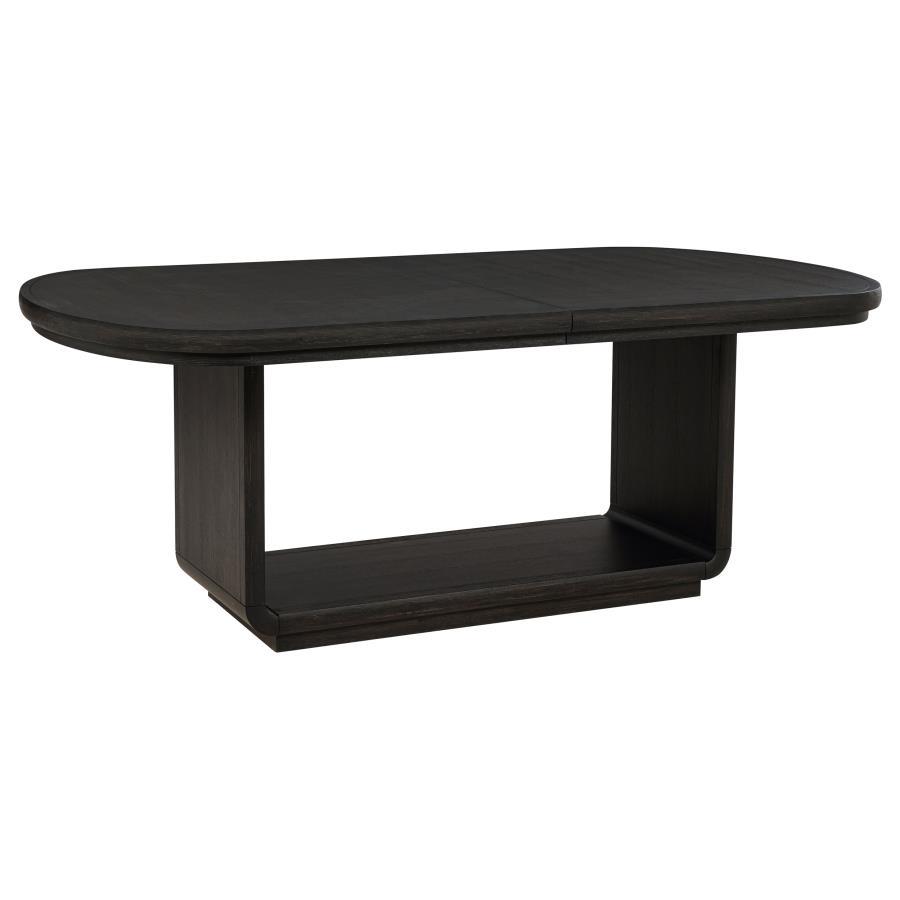 Leandro - 78" Extension Dining Room Table - Burnished Black - Urban Living Furniture (Los Angeles, CA)