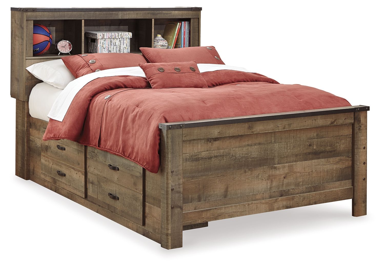 Trinell - Bookcase Storage Bed - Urban Living Furniture (Los Angeles, CA)