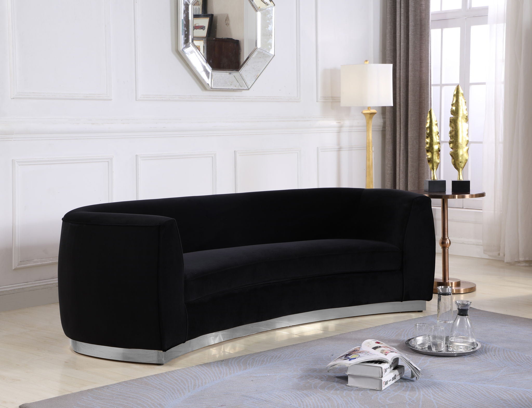 Julian - Sofa with Chrome Base - Urban Living Furniture (Los Angeles, CA)