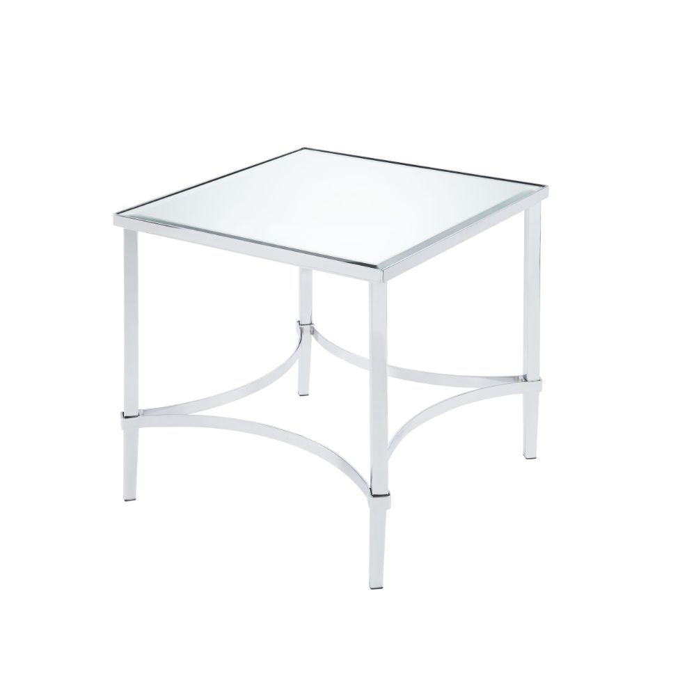 Petunia - End Table - Mirrored & Chrome - Urban Living Furniture (Los Angeles, CA)