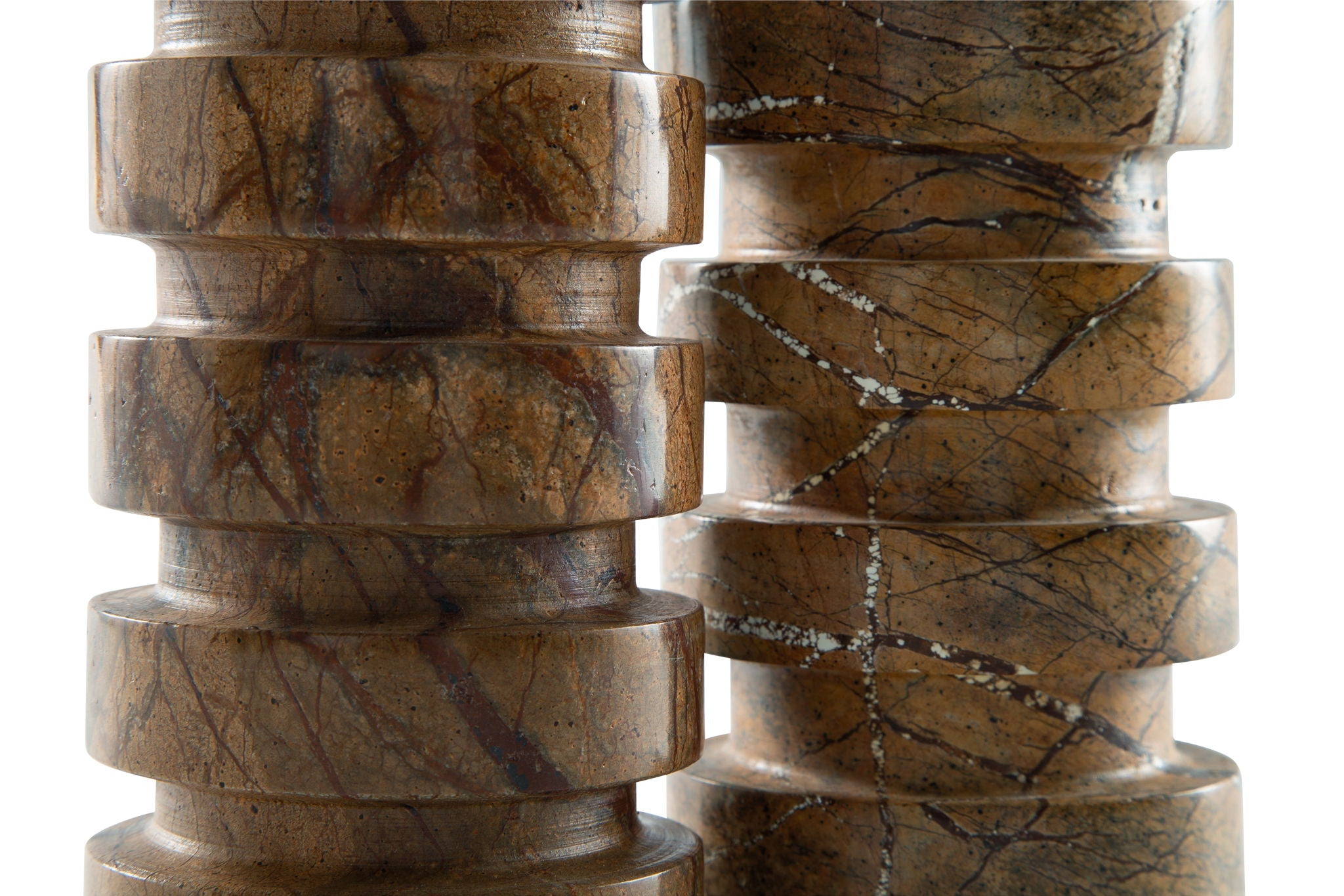 Emsleyfield - Tan - Candle Holder Set (Set of 2) - Urban Living Furniture (Los Angeles, CA)