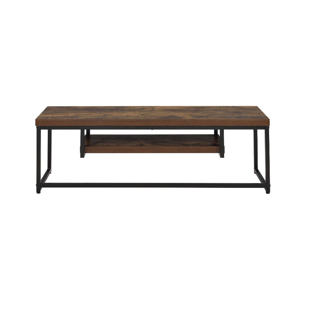 Bob - TV Stand - Weathered Oak & Black Metal - Urban Living Furniture (Los Angeles, CA)
