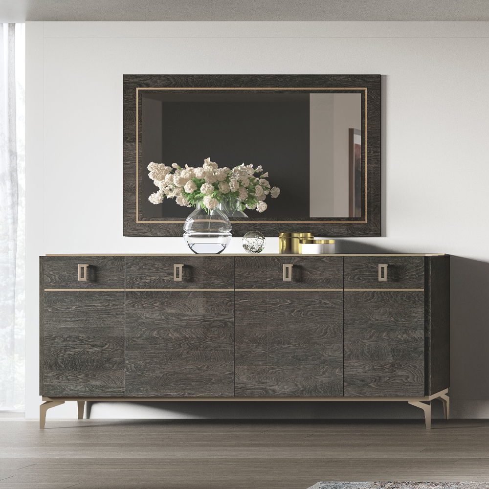Venezia - Accent Mirror - Gray - Urban Living Furniture (Los Angeles, CA)